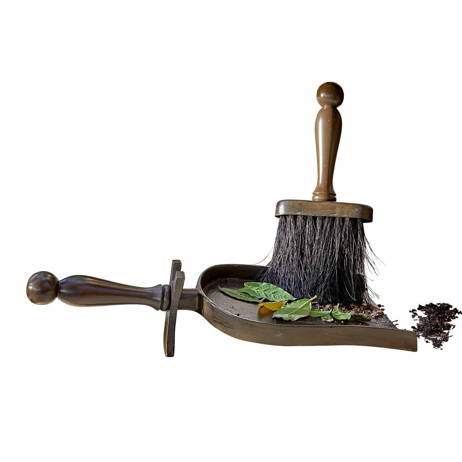 Gartenfigur Kehrset Fléty antikbraun