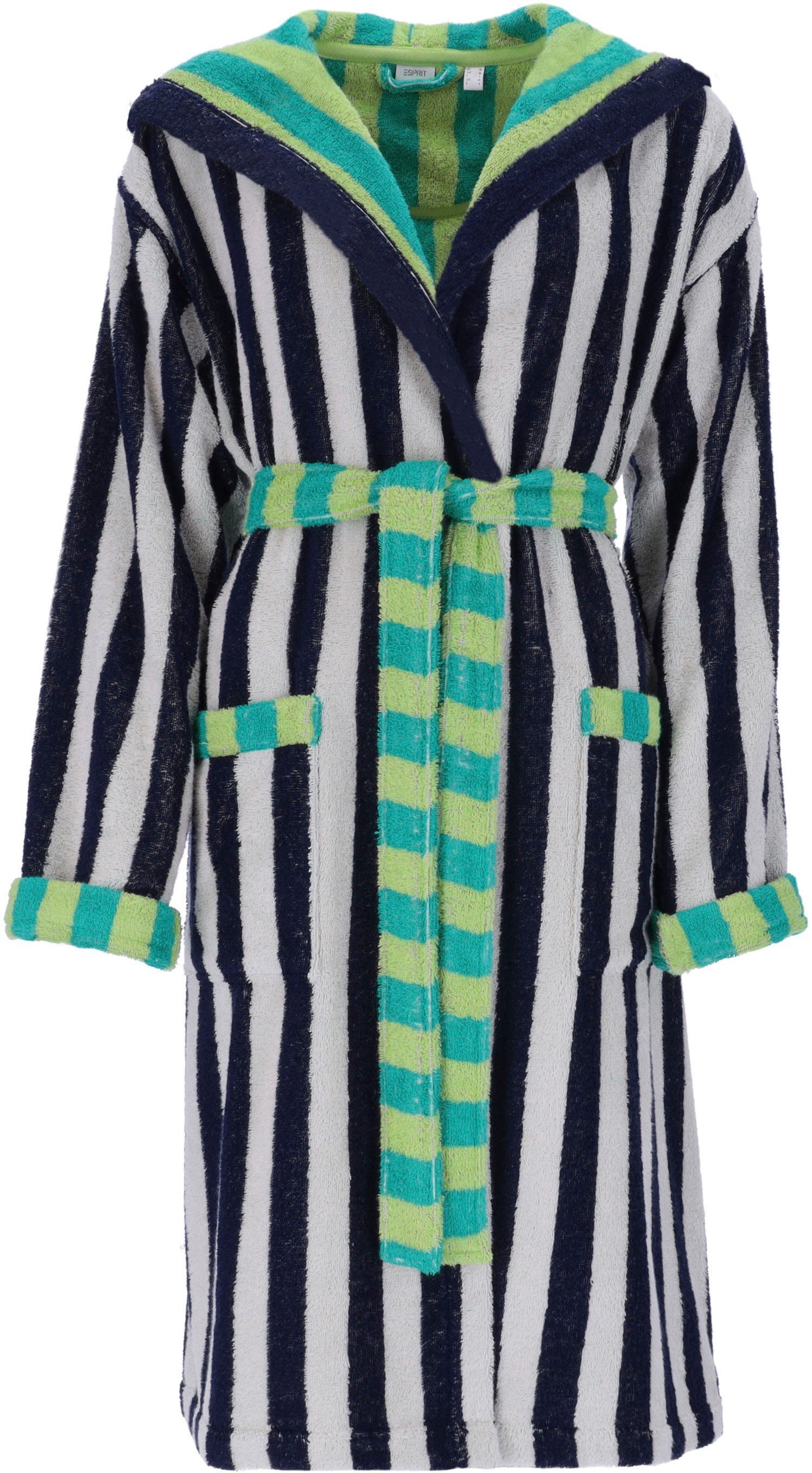 Esprit Unisex-Bademantel Summer Stripe, ideal für günstig online kaufen