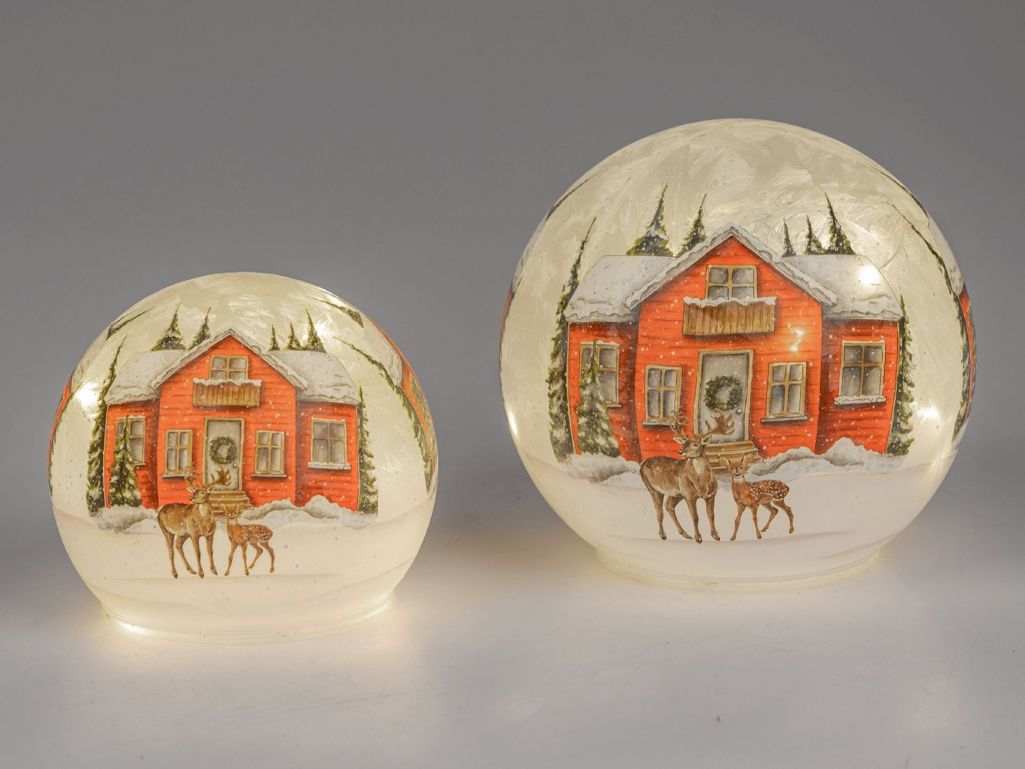 formano Kugelleuchte Weihnachtszeit, Mit Timerfunktion, Mehrfarbig, Motiv: günstig online kaufen