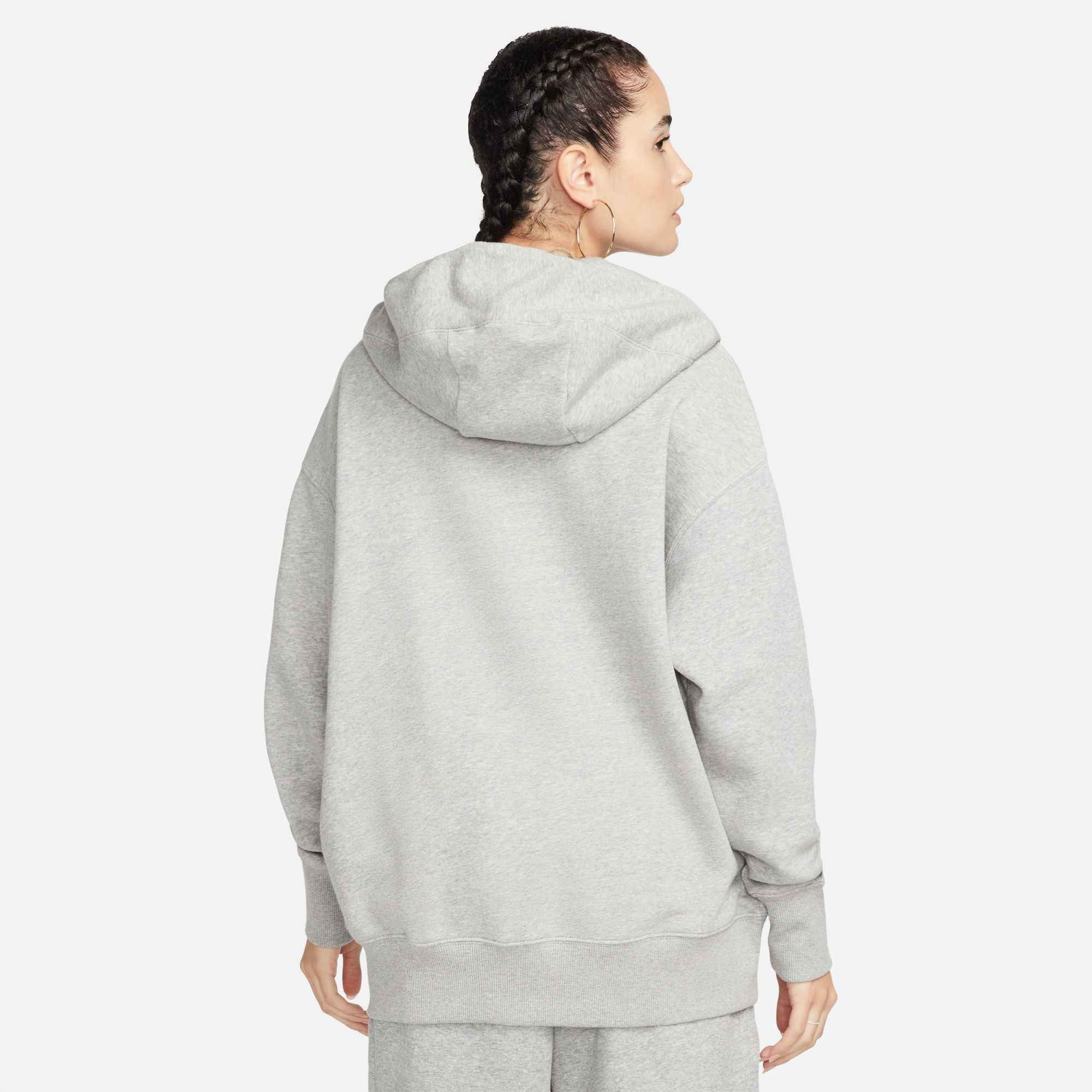Nike Sportswear Kapuzensweatshirt W NSW PHNX FLC FZ OS HOODIE Oversize-Schnitt, mit Reißverschluss, mit Kängurutasche