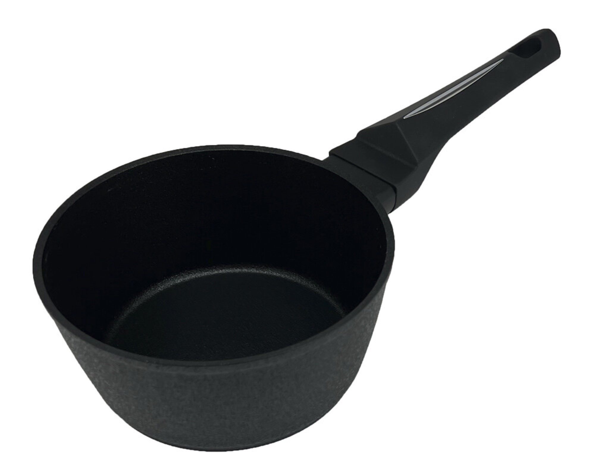 Serviertopf Stieltopf ø16 cm antihaftbeschichtet mit ergonomischem Griff