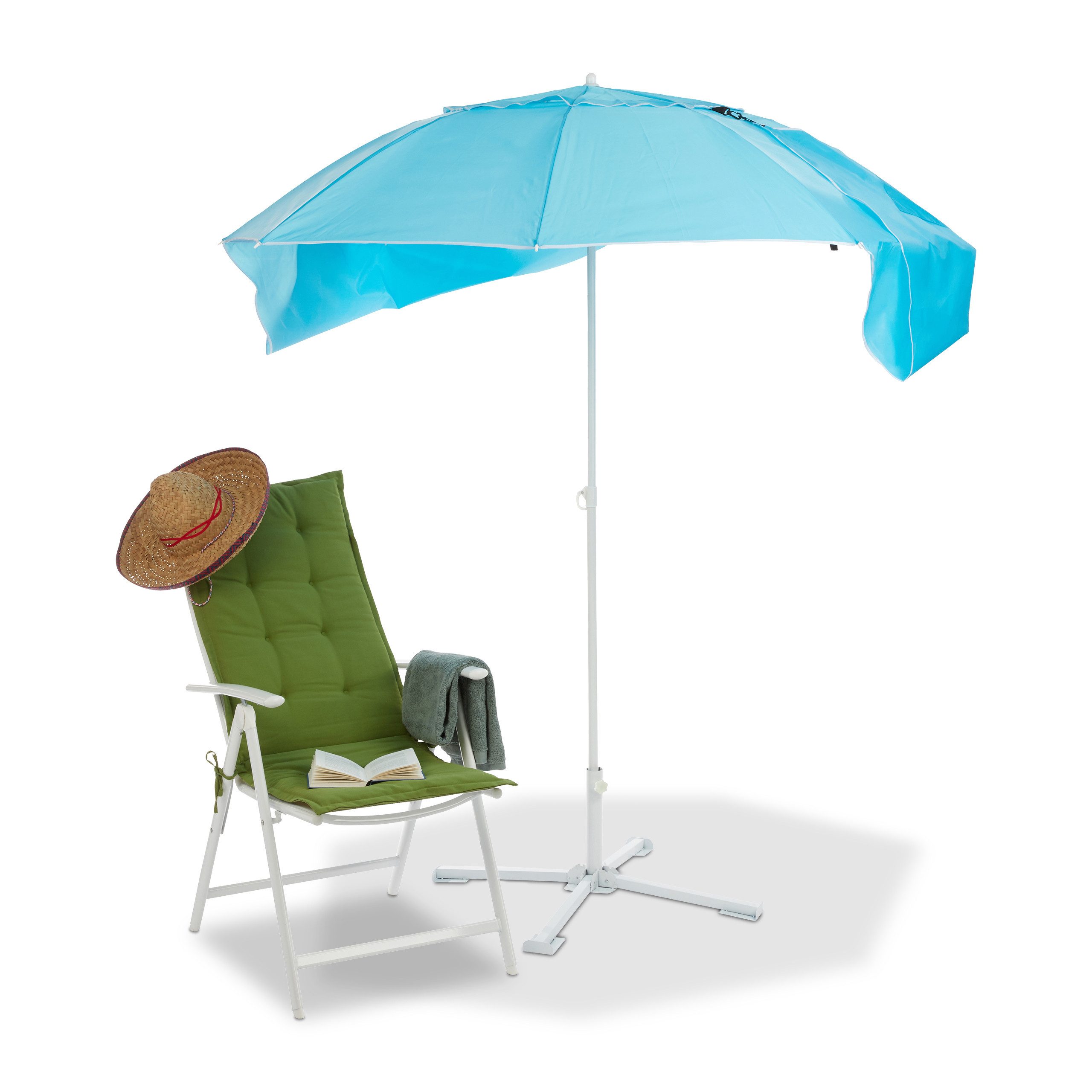 relaxdays Strandmuschel Sonnenschirm Strandmuschel 2 in günstig online kaufen