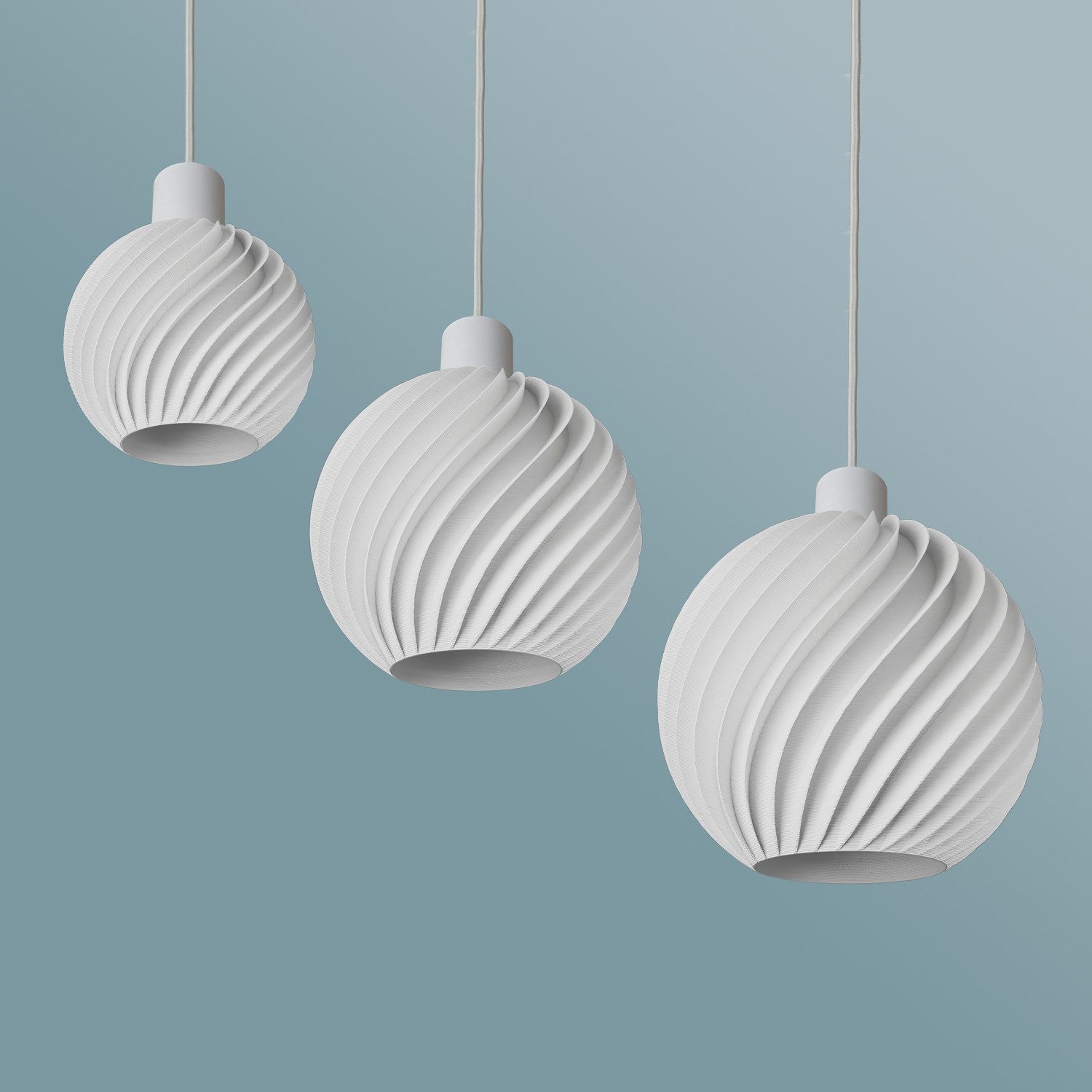 Shapes - Decorations LED Pendelleuchte Shapes - Decorations: Ball Wave by M günstig online kaufen