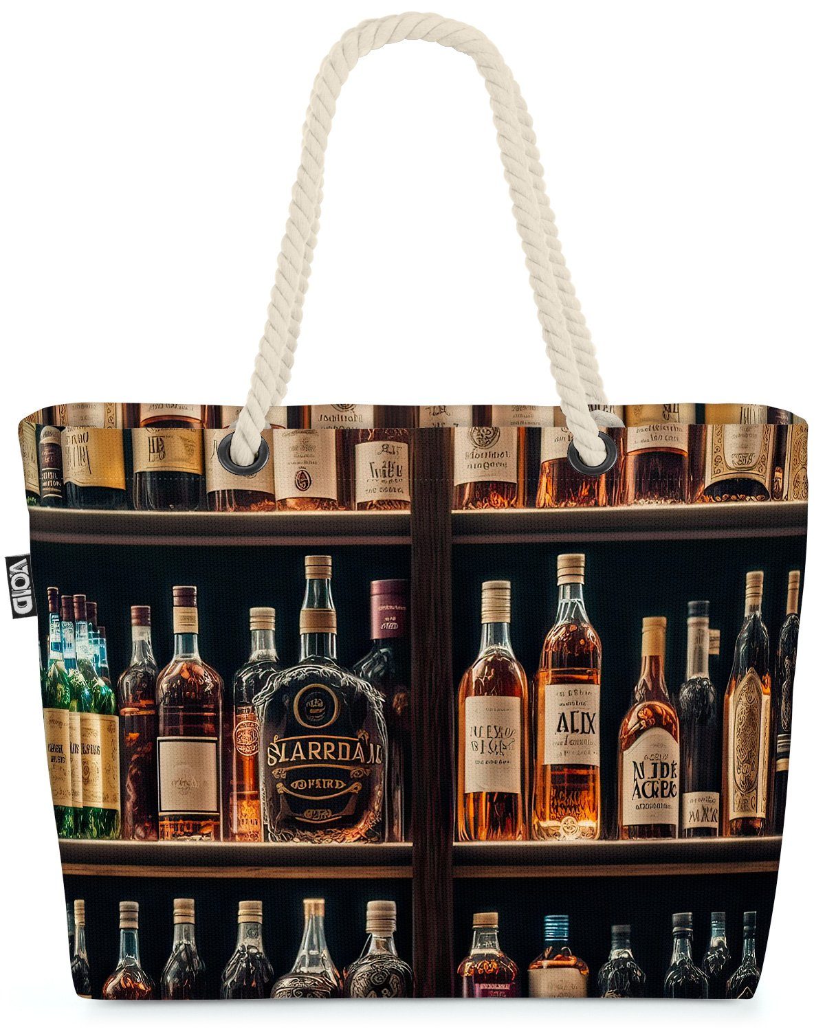 VOID Strandtasche (1-tlg), Getränke Whiskey Bar alkohol whiskey interieur Vatertag hausbar küche