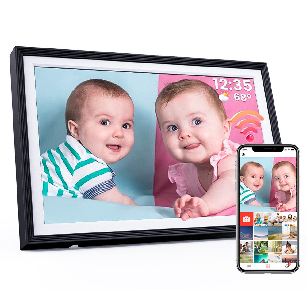 HT Elektronischer Fotorahmen 10,1 " Digitaler Bilderrahmen (1280 x 800 Pixe günstig online kaufen