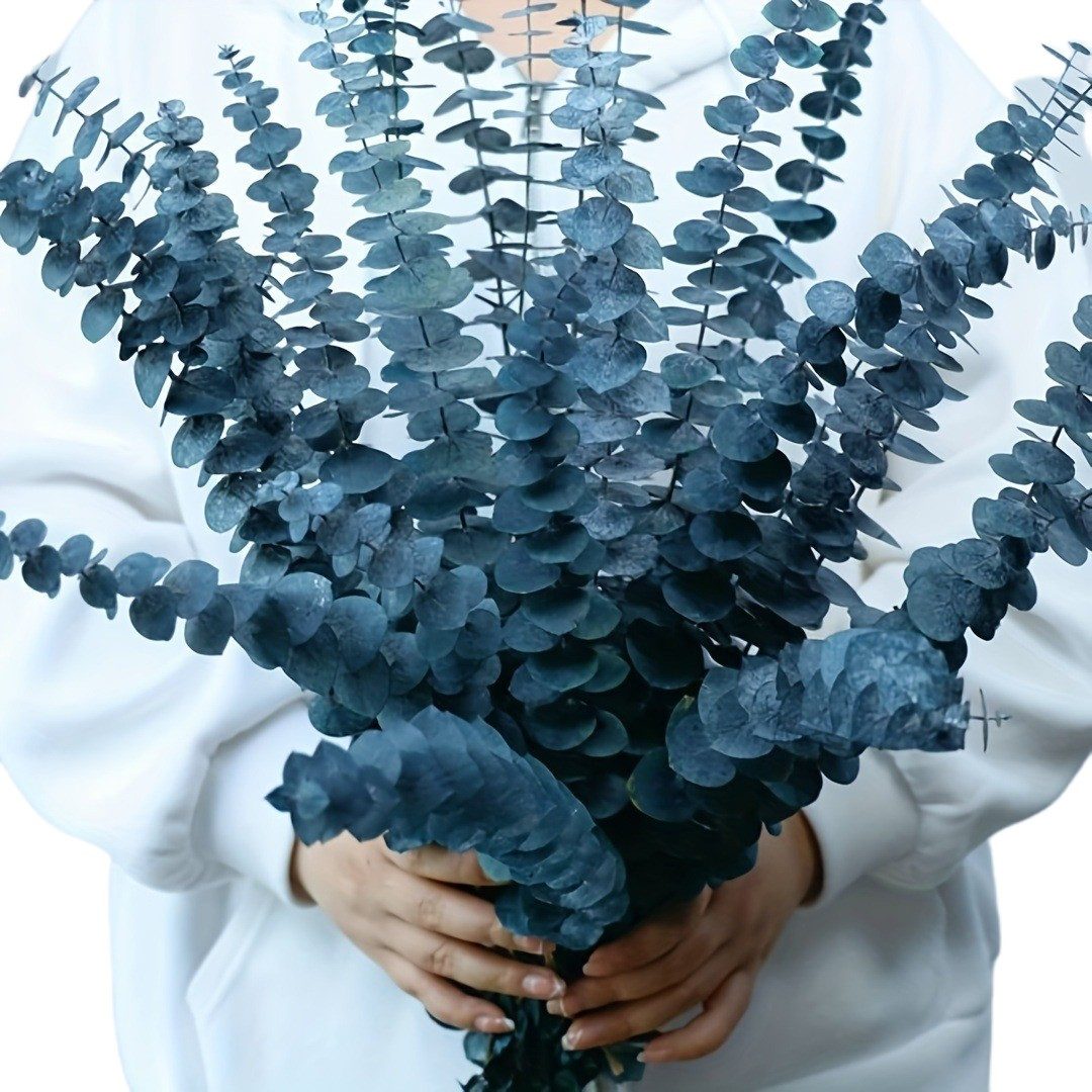 Kunstblumenstrauß Eukalyptus Getrocknet 43cm Natürliche Trockenblumen, günstig online kaufen