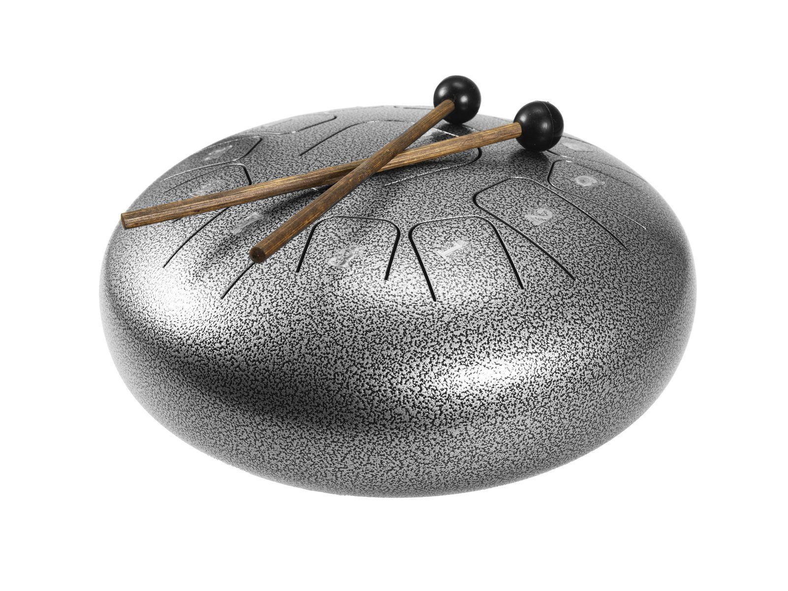 DIMAVERY Djemben TD-12 Steel Tongue Drum, inkl Tragetasche und Schlägel