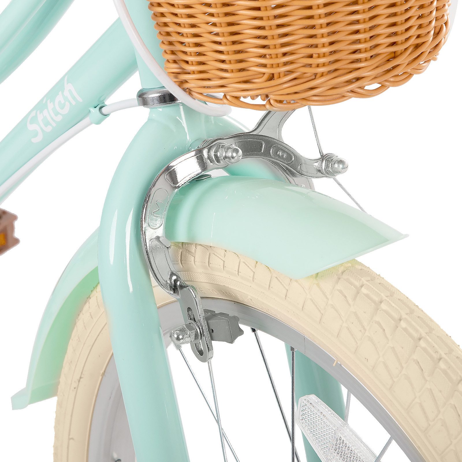 JOYSTAR Kinderfahrrad 12/14/16/18/20 Kinderfahrrad für 2-13 Jahre alte Mädchen, 12" 14" 16" Zoll mit Stützrädern & Korb, Kotflügel 20 Zoll mit Ständer