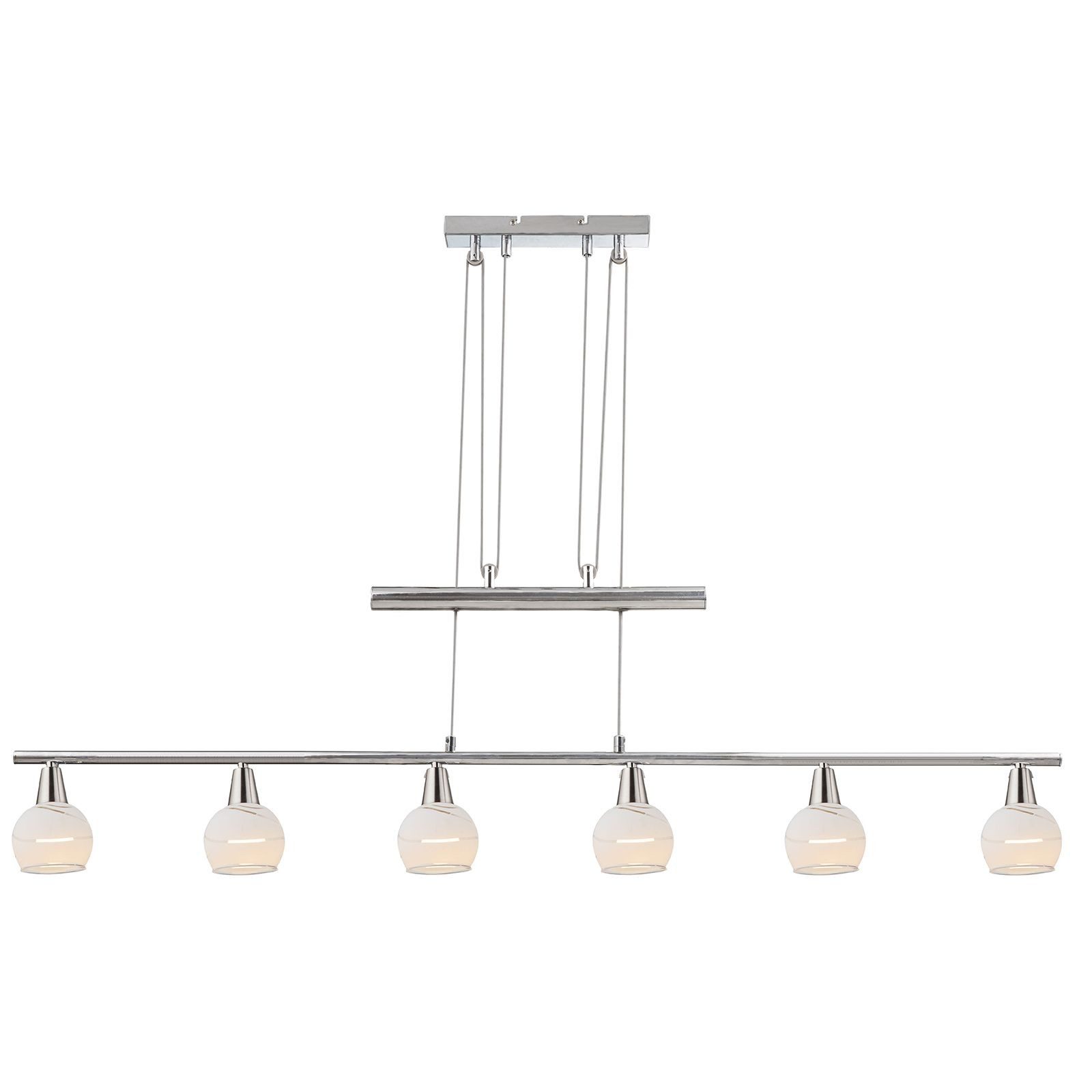 GLOBO LIGHTING Hängeleuchte Hängeleuchte Esszimmer LED Pendelleuchte Hängelampe Höhenverstellbar