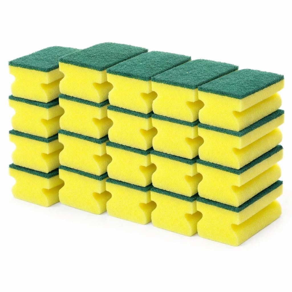 BAYLI Scheuerschwamm 20er Set Küchenschwamm, Topfschwamm, Putzschwamm - Scheuerschwamm