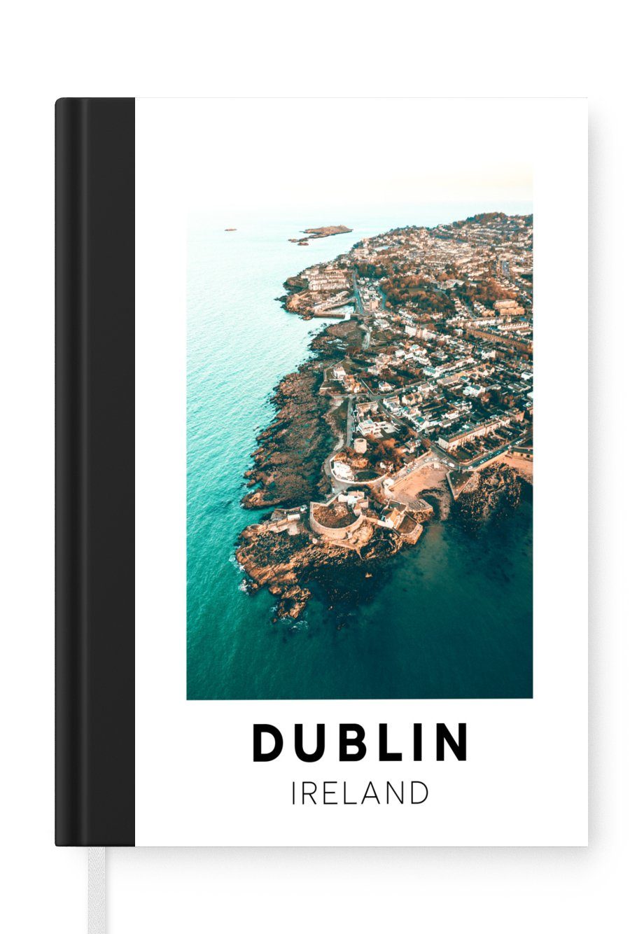 Dublin Notizheft, Seiten, A5, Notizbuch - Journal, MuchoWow Haushaltsbuch Irland Merkzettel, 98 Meer, - Tagebuch,