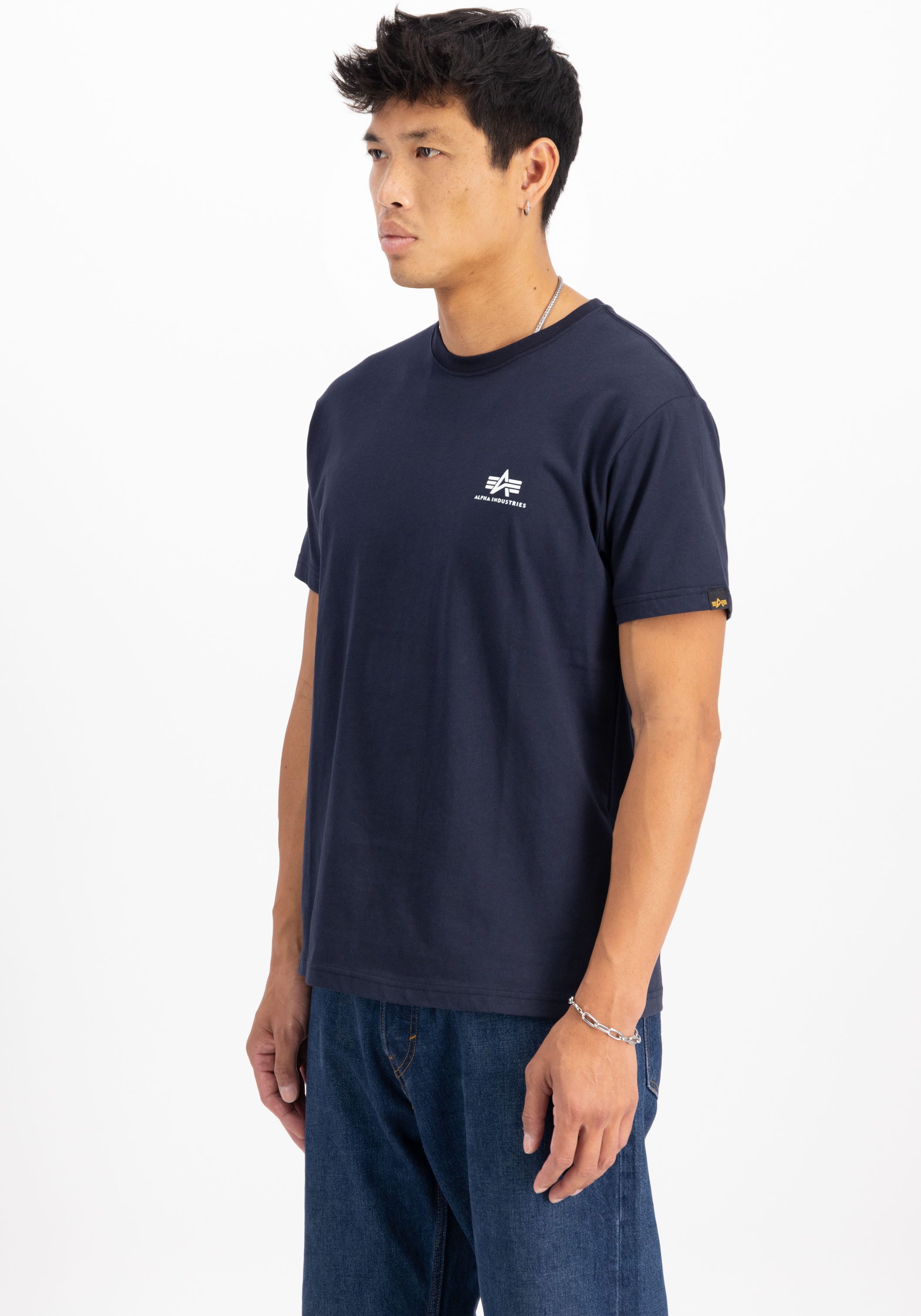 Alpha Industries Rundhalsshirt "Basic T Small Logo 2 Pack", (Set, 2 tlg.) günstig online kaufen