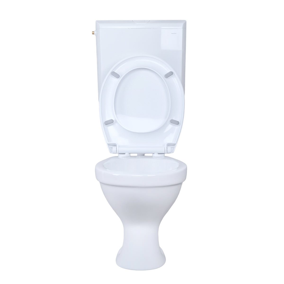 Belvit WC-Komplettset mit Geberit AP110 Aufputz-Spülkasten und Softclose WC-Sitz Weiß, Bodenstehend, Wandhängend, Stand-WC oder Dusch-WC, Ohne oder mit Bidet-Funktion