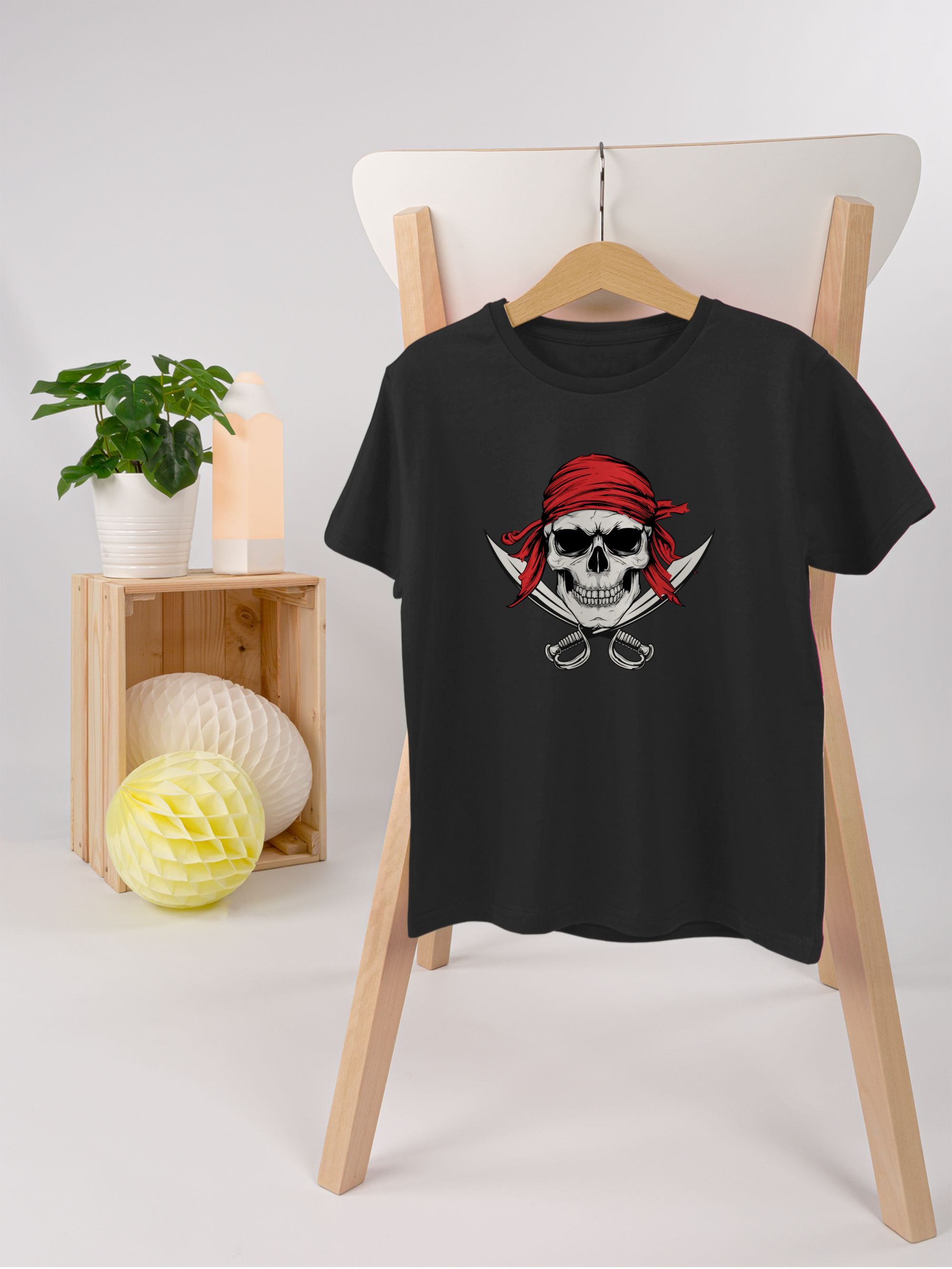Shirtracer T-Shirt Böser Pirat, Piraten Totenkopf, Pirates, Seeräuber, Freibeuter (1-tlg) Pirat