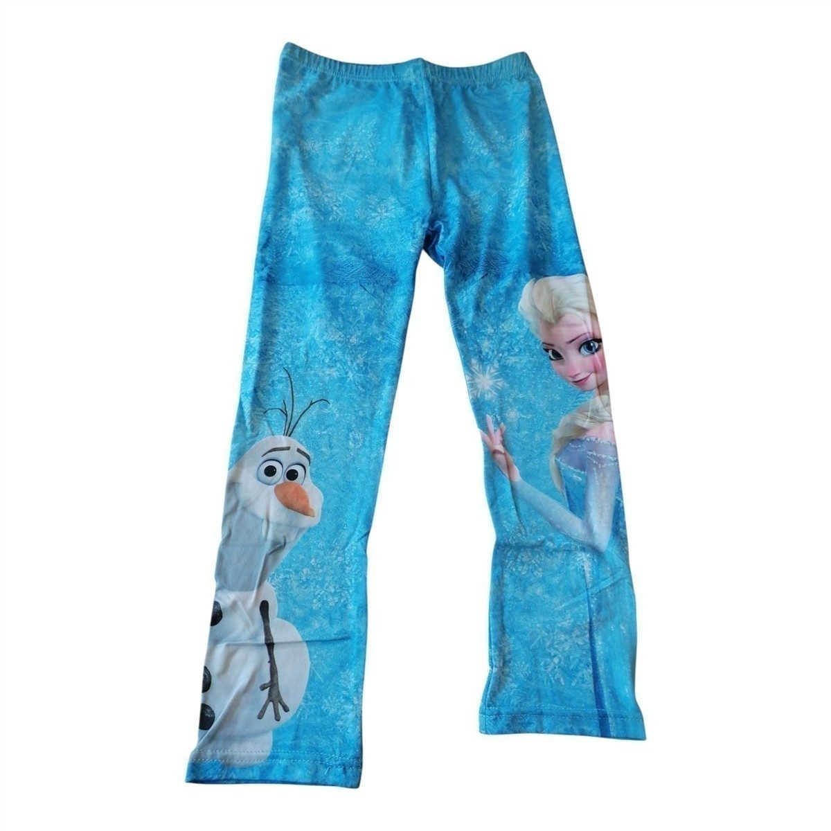 Disney Frozen Leggings Mädchen Leggings "Anna & Olaf", blau, 98–134