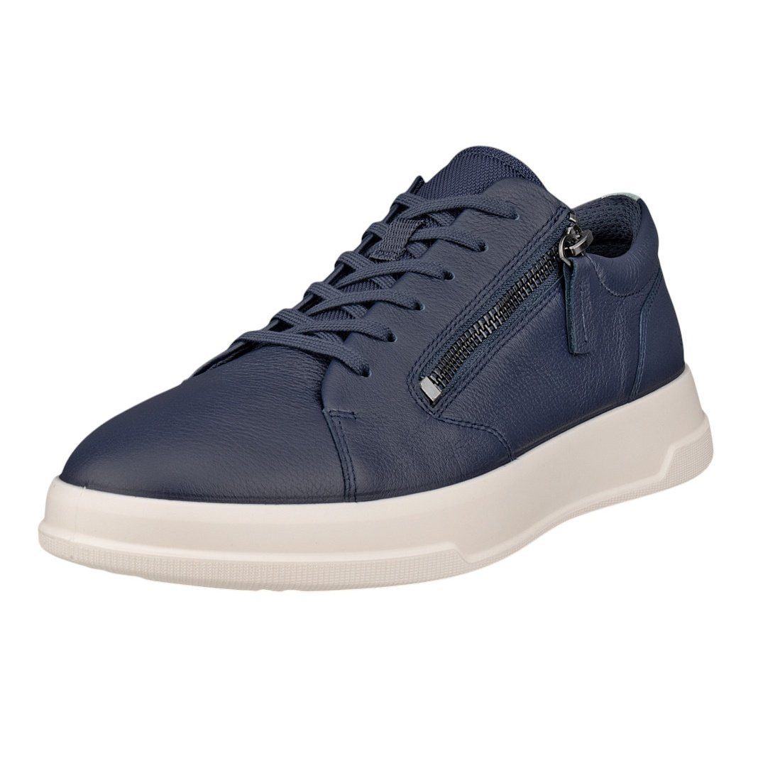 Ecco Move Zip Lace (Premium-Leder) marineblau Damen Sneaker günstig online kaufen