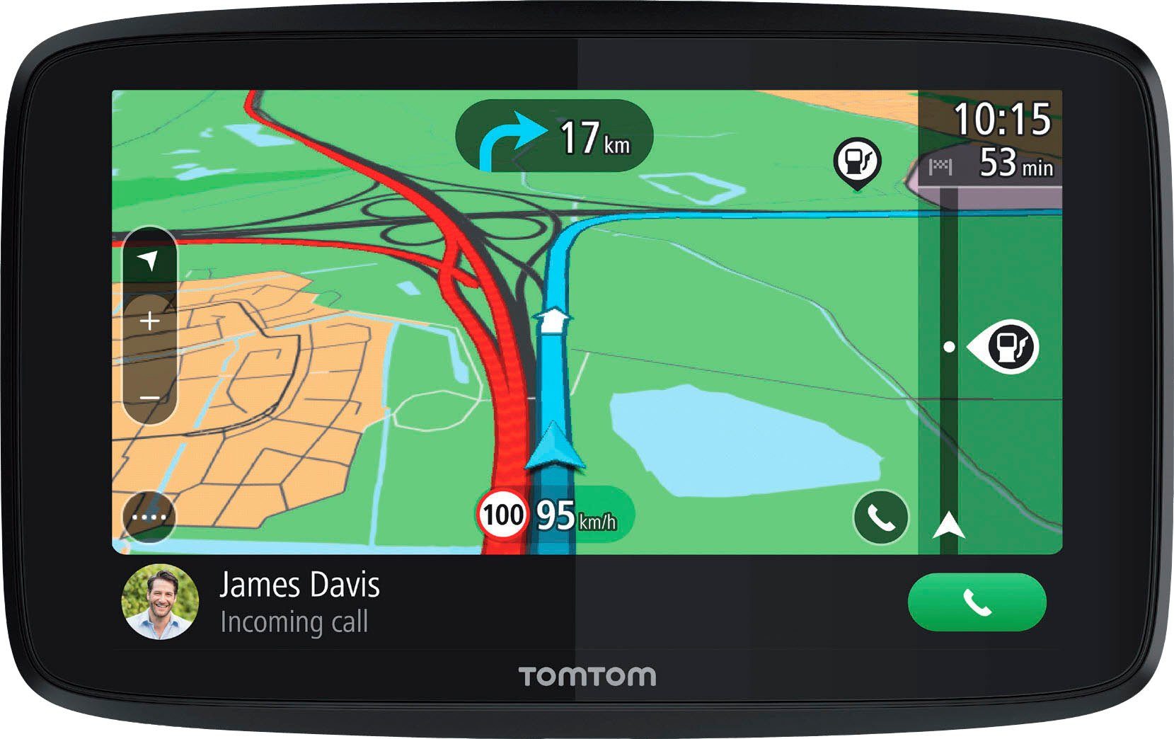 TomTom GO ESSENTIAL (49 Länder), PKW-Navigationsgerät Karten-Updates) (Europa 6
