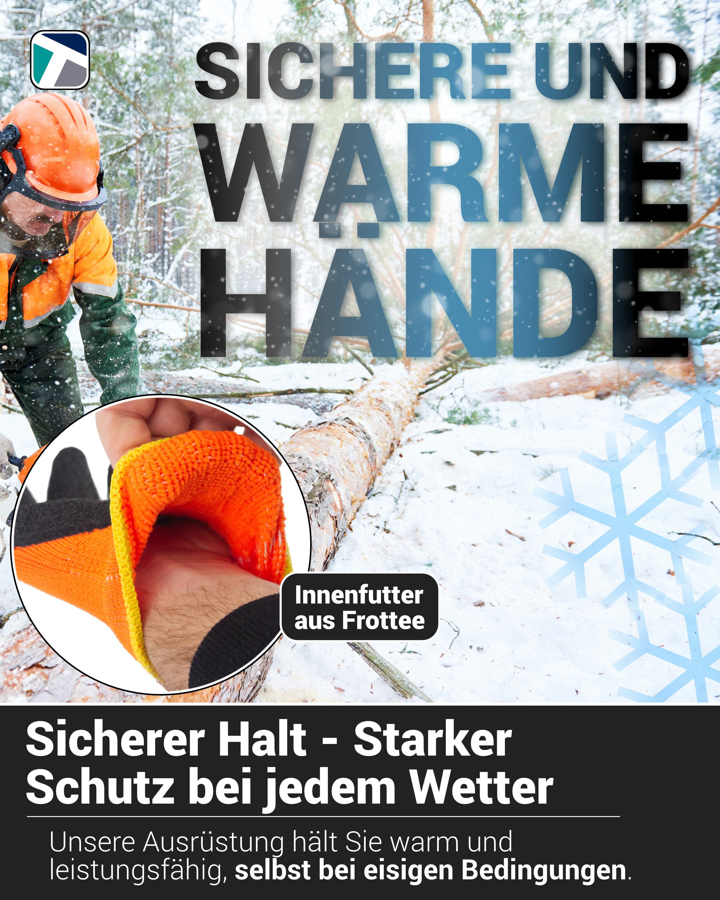 Worklink Winter-Arbeitshandschuhe 12 Paar Winterarbeitshandschuhe Winter Draco Größe 8 (12 Paar Winterarbeitshandschuhe Winter Draco)