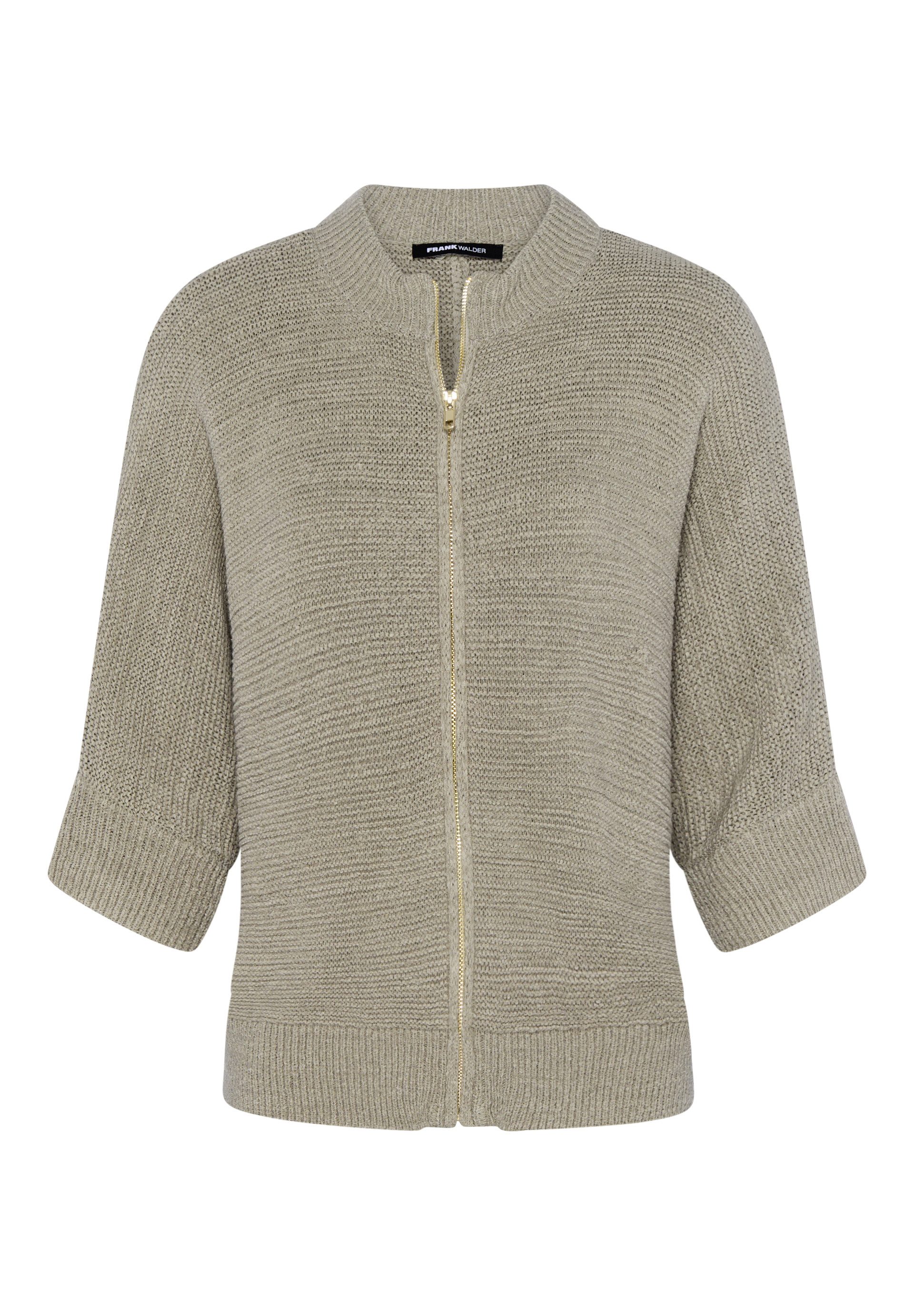 FRANK WALDER Cardigan mit edlem Zipper