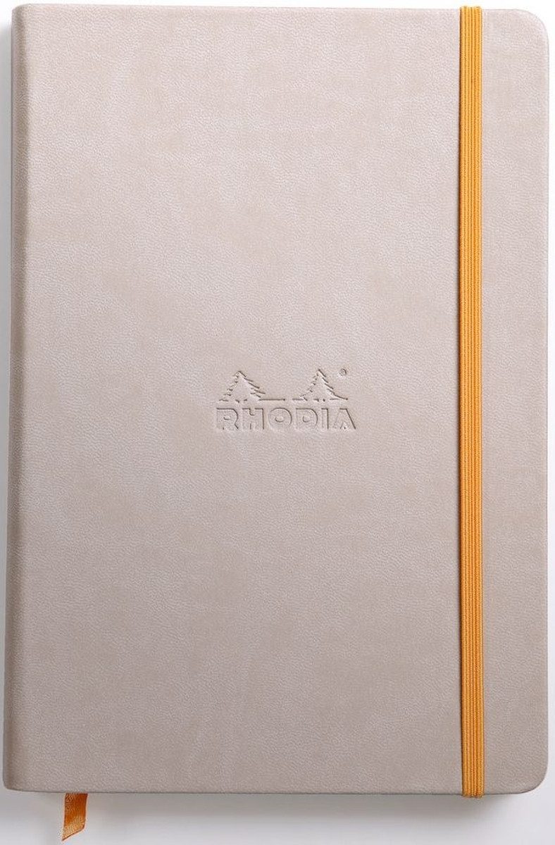 Notizbuch Notizbuch Rhodiarama A5 14,8x21cm 96 Blatt 90g liniert beige