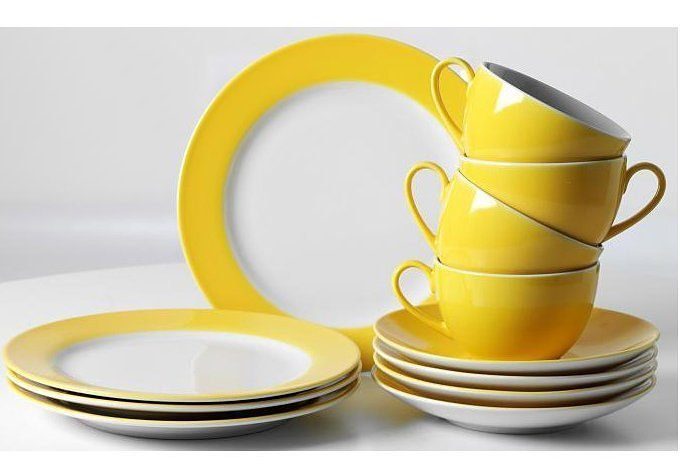 Ritzenhoff & Breker Kaffeeservice Geschirr-Set, Service (12-tlg), 4 Personen, Porzellan, 12 Teile, für 4 Personen