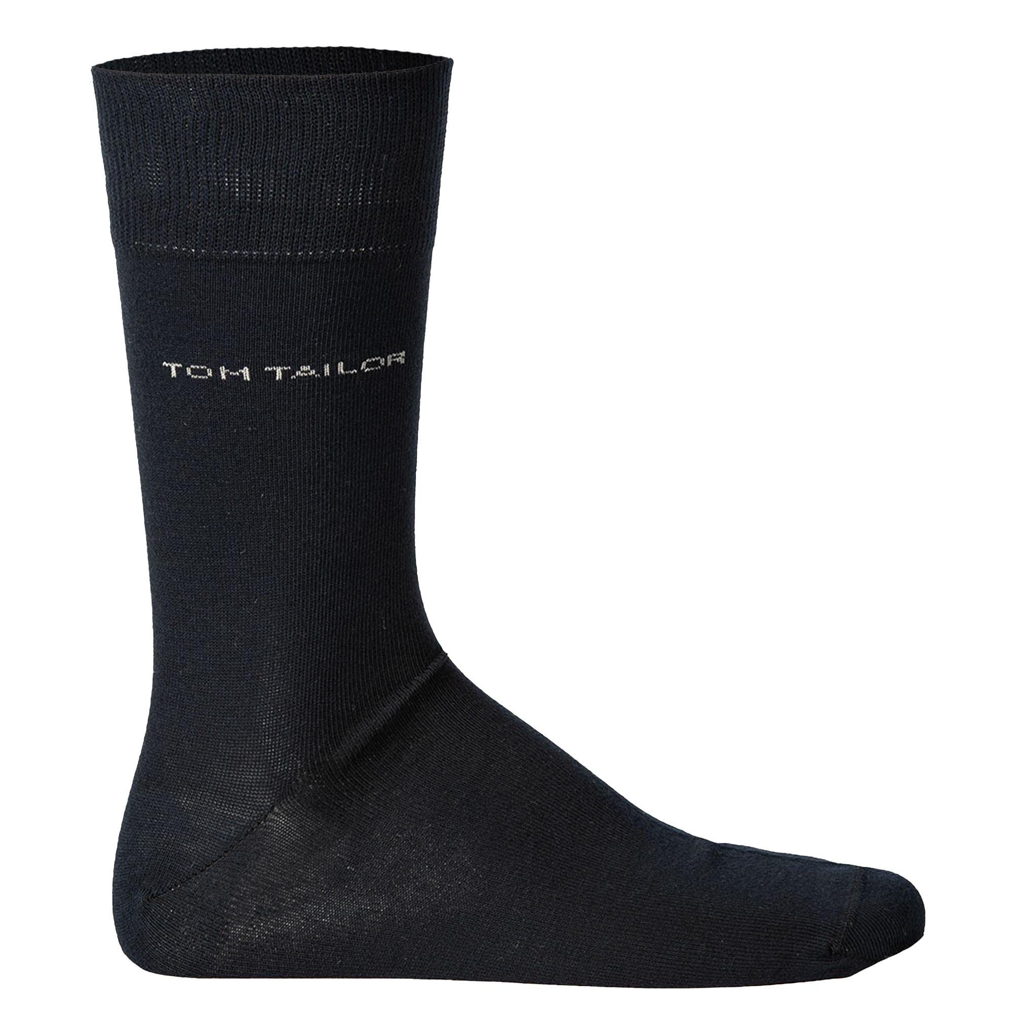 TOM TAILOR Kurzsocken Herren Pack 3er Baumwollmischung Socken, Navy Basic, 
