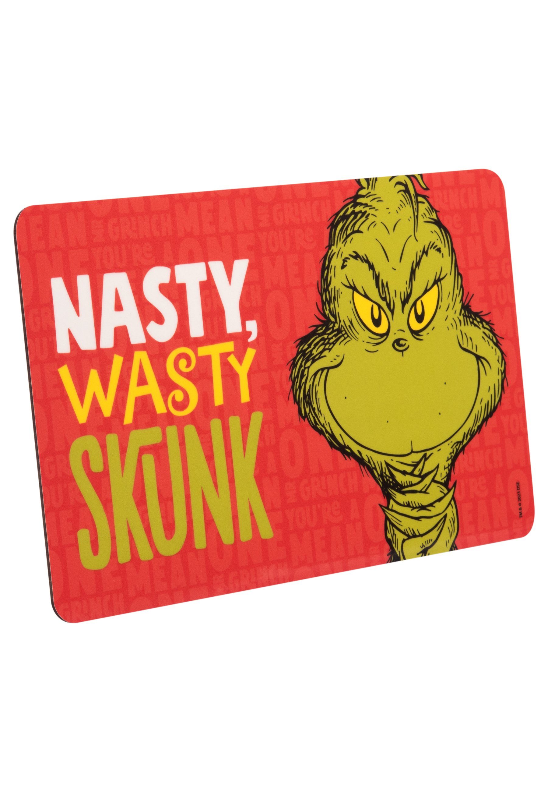 Wasty Nasty Resopal The Frühstücksbrett Frühstücksbrettchen, Grinch Brettchen Labels® - Skunk United -