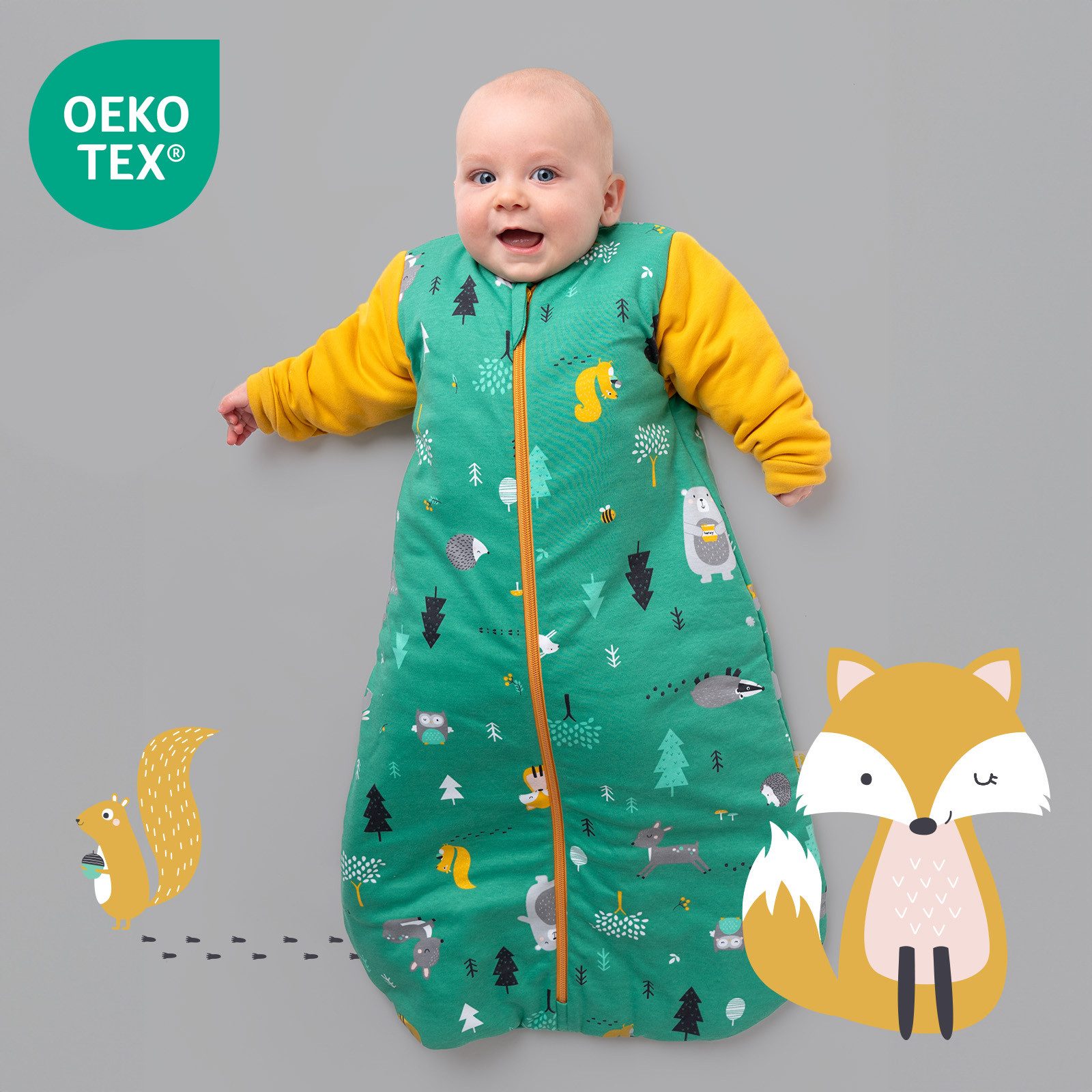 Schlummersack Kinderschlafsack Bio Babyschlafsack, 3.5 Tog OEKO-TEX zertifi günstig online kaufen