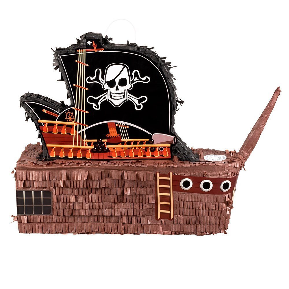 Boland Pinata Piratenschiff Piñata, Dieses Segelschiff enterst Du mit einem kräftigen Schlag!