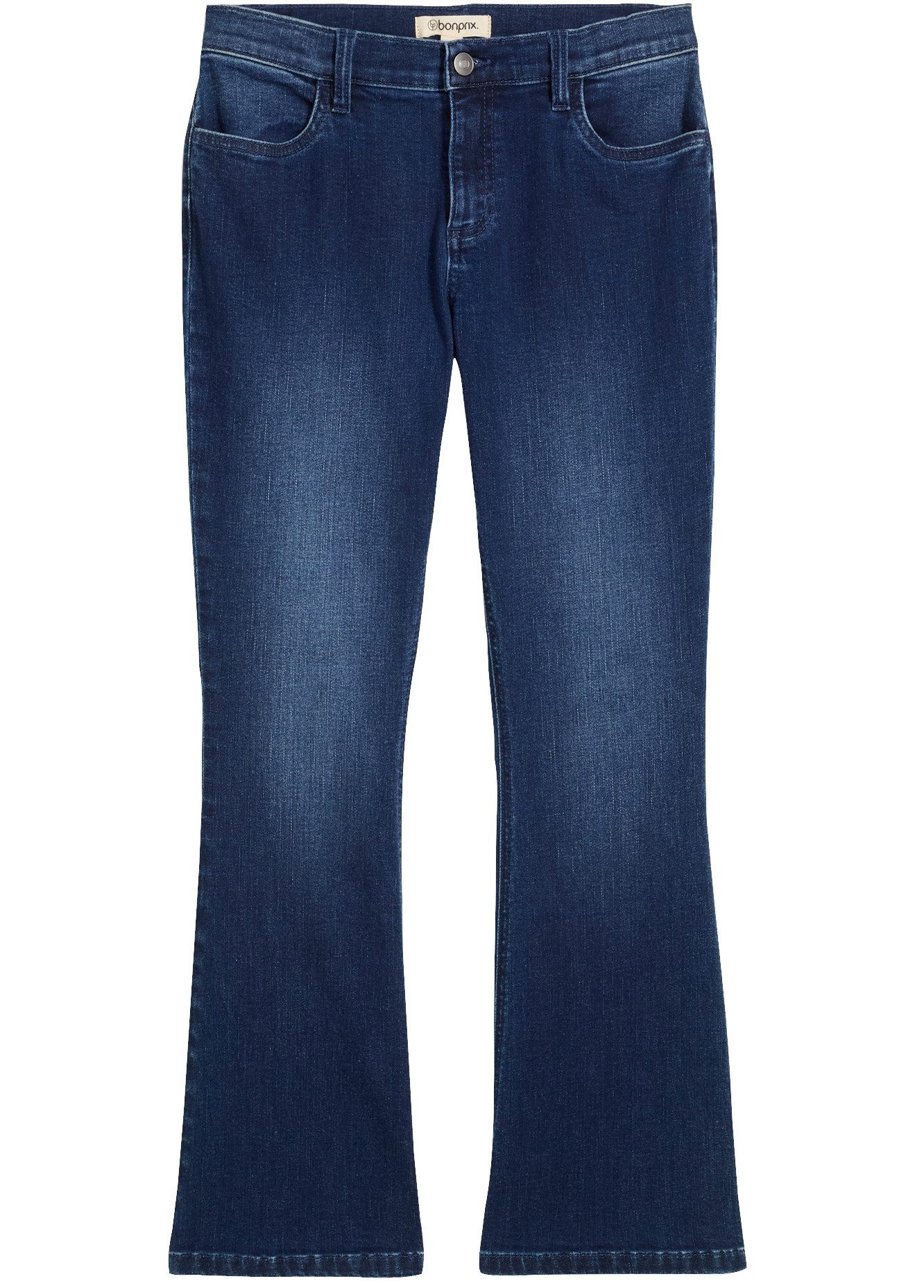 bonprix Schlagjeans mit verstellbarem Bund – Bild 4 von 5