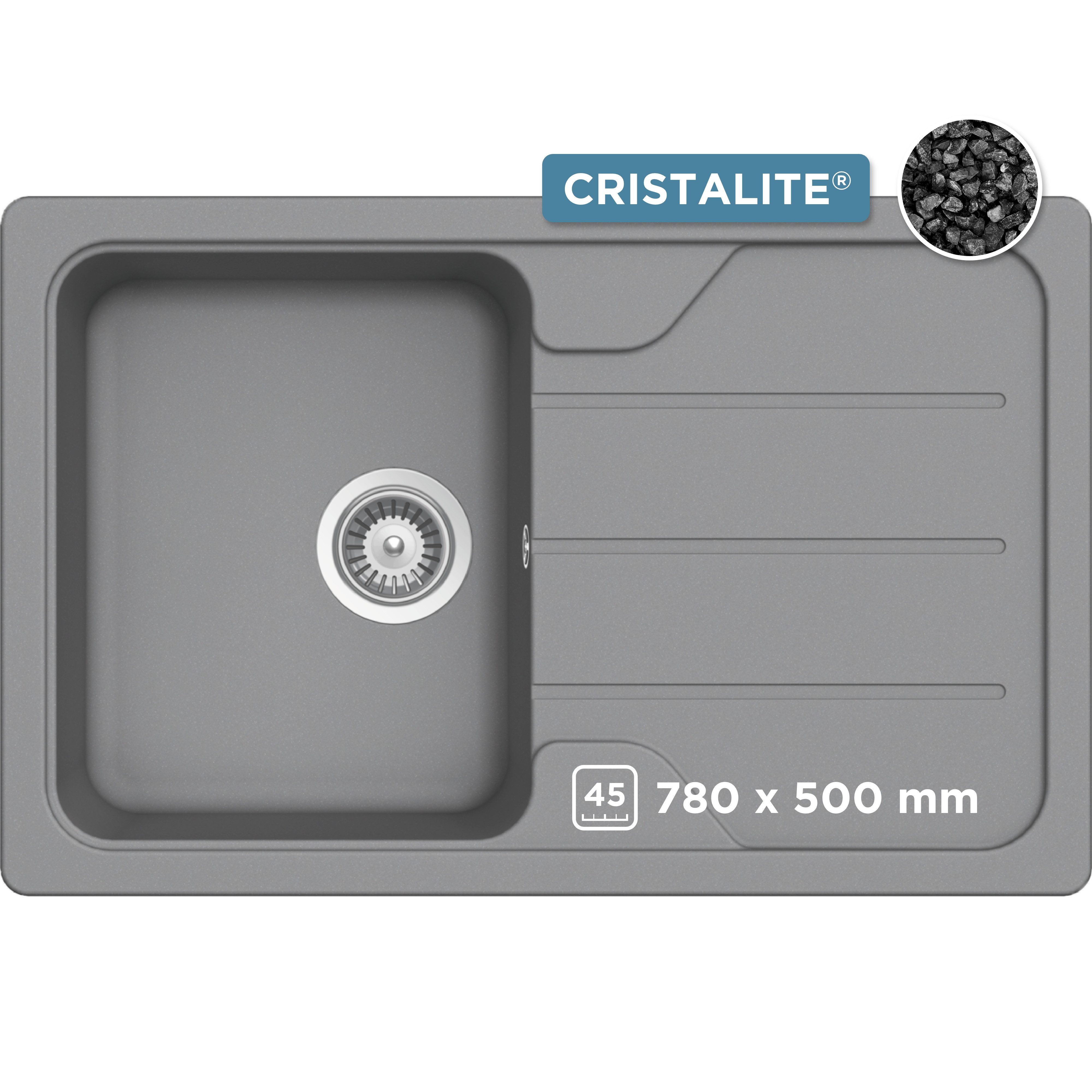 Schock Granitspüle Formhaus Mini, rechteckig, 78/50 cm