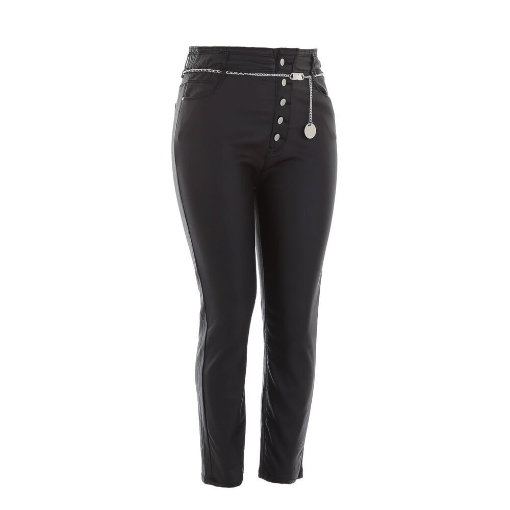 Lederimitathose Damen Freizeit