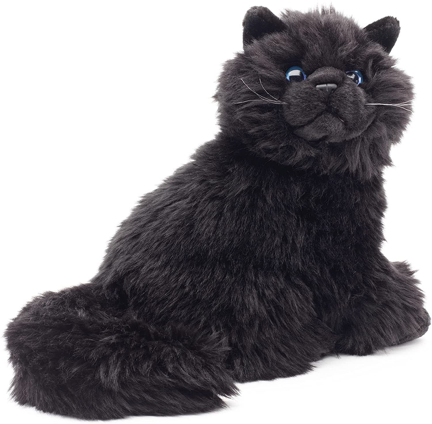 Uni-Toys Kuscheltier Perserkatze, sitzend - 25 cm (Höhe) - Plüsch-Katze - Plüschtier, zu 100 % recyceltes Füllmaterial