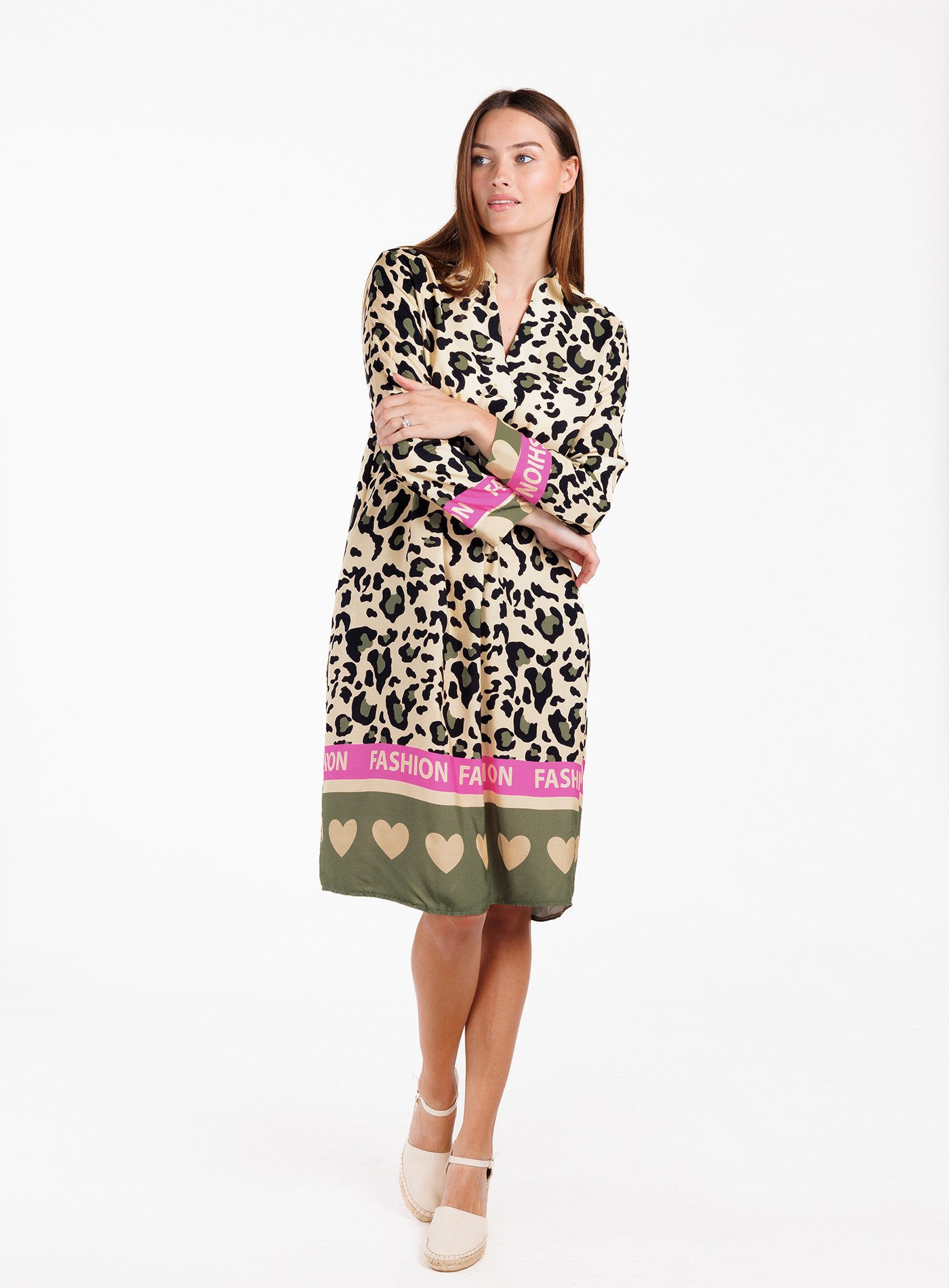 Key Largo Druckkleid WD SAVANNA v-neck günstig online kaufen