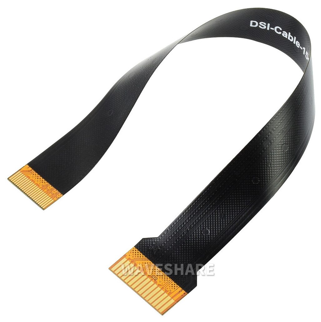 Waveshare DSI FFC Flachkabel, 22Pin auf 15Pin, EMI-Abschirmung, Elektro-Kabel