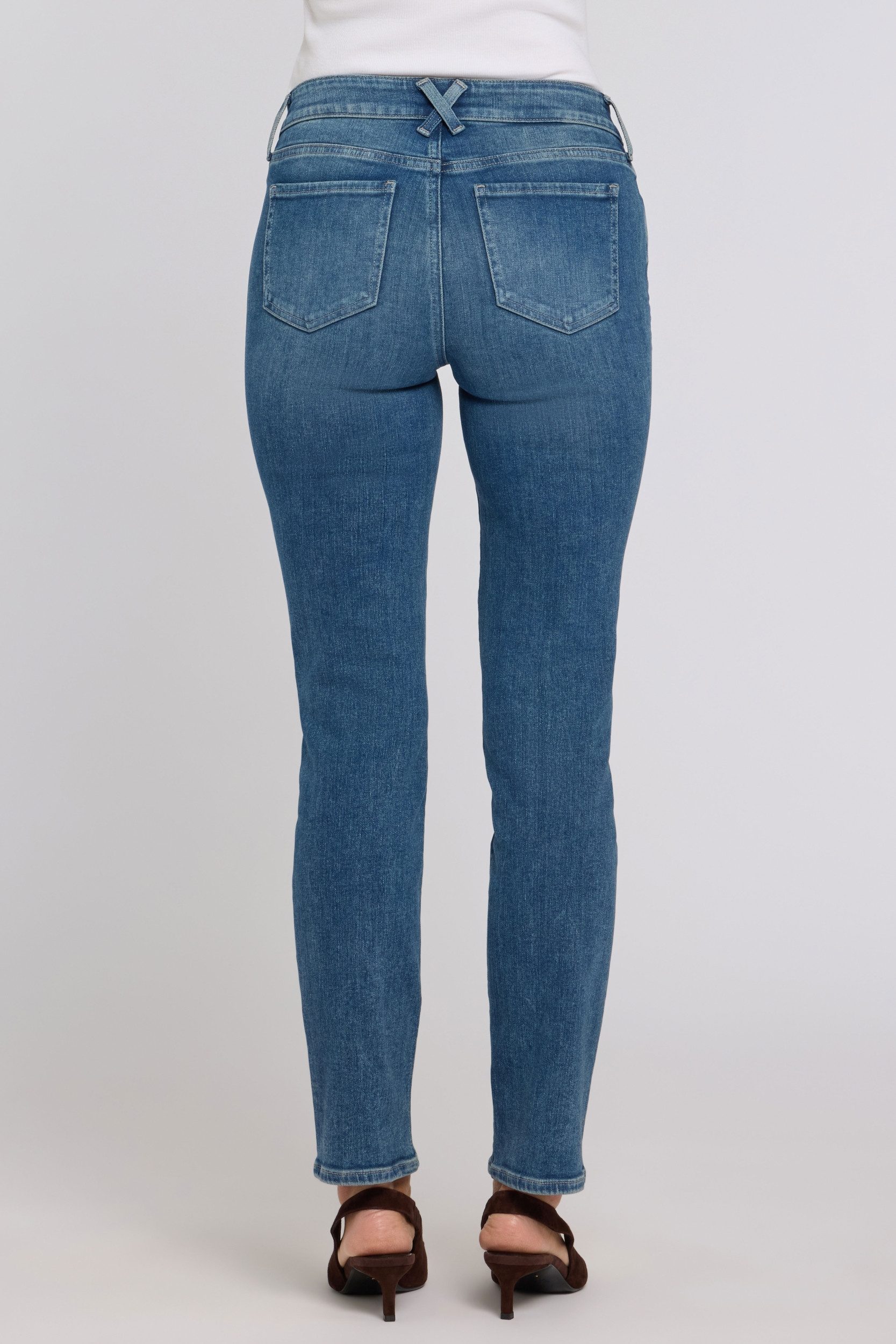NYDJ Slim-fit-Jeans Sheri Slim Straight Jeans In Re-New Denim