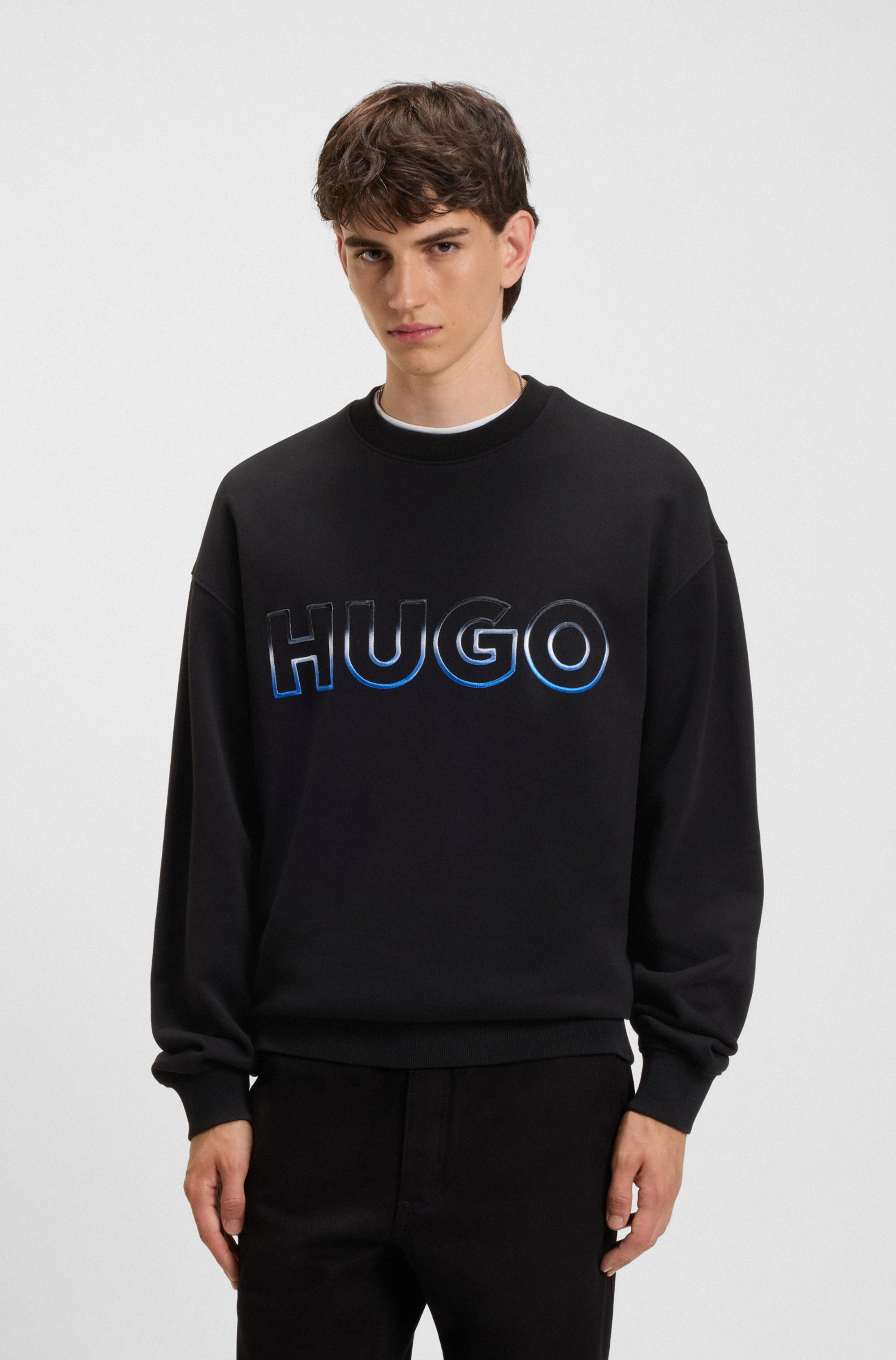 HUGO Blue Sweatshirt Nogocrew Rundhalsausschnitt, regular fit, Logodruck günstig online kaufen