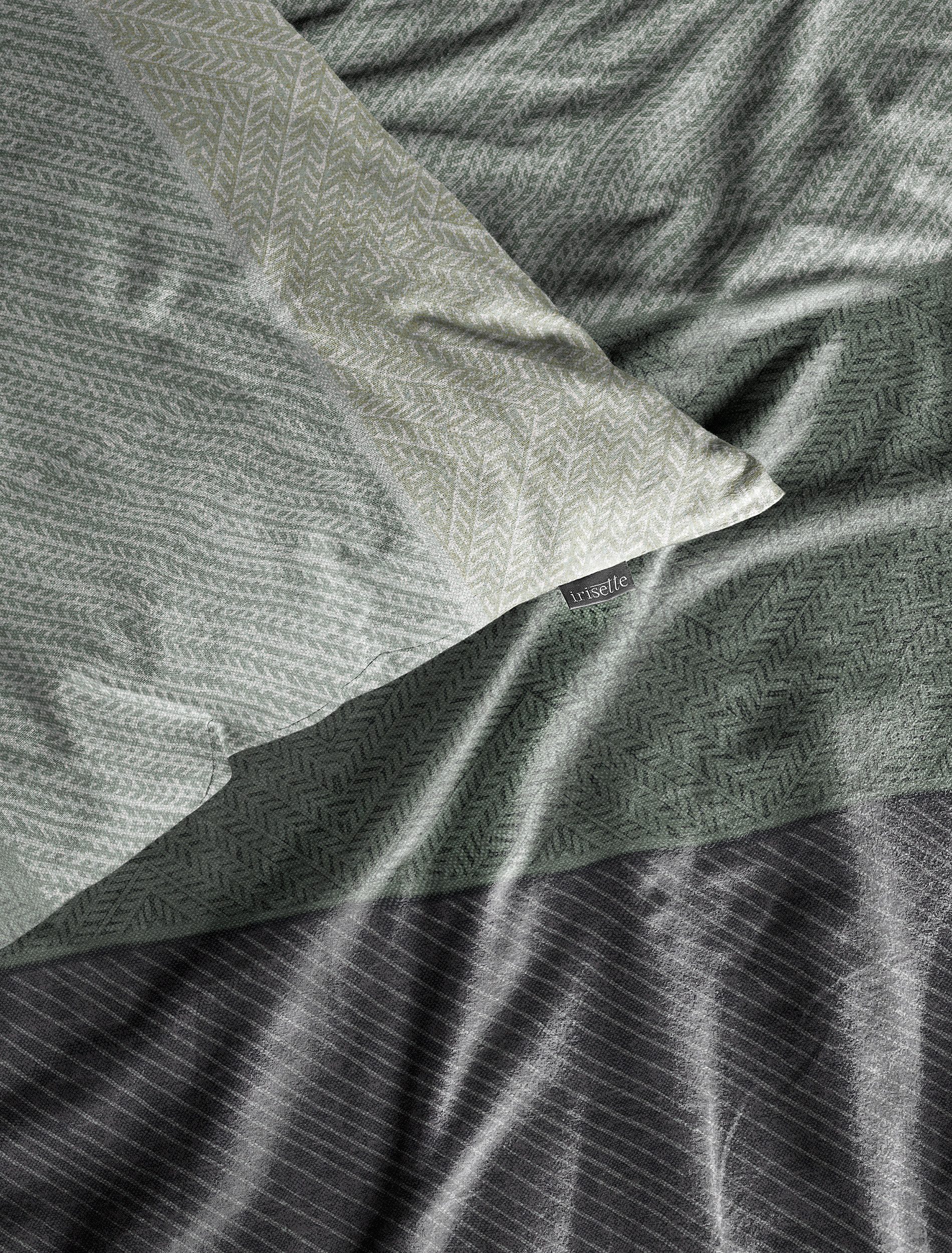Irisette Bettwäsche 8430, Renforcé, 2 teilig, moderner Klassiker mit Reißverschluss
