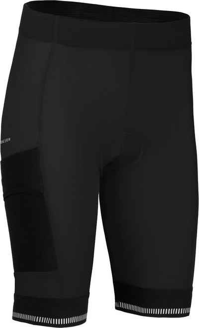 Bergson Fahrradhose SUNDRA COMFORT Bermuda (mit Sitzpolster) Damen Radshorts, bielastisch, tight, Normalgrößen, schwarz