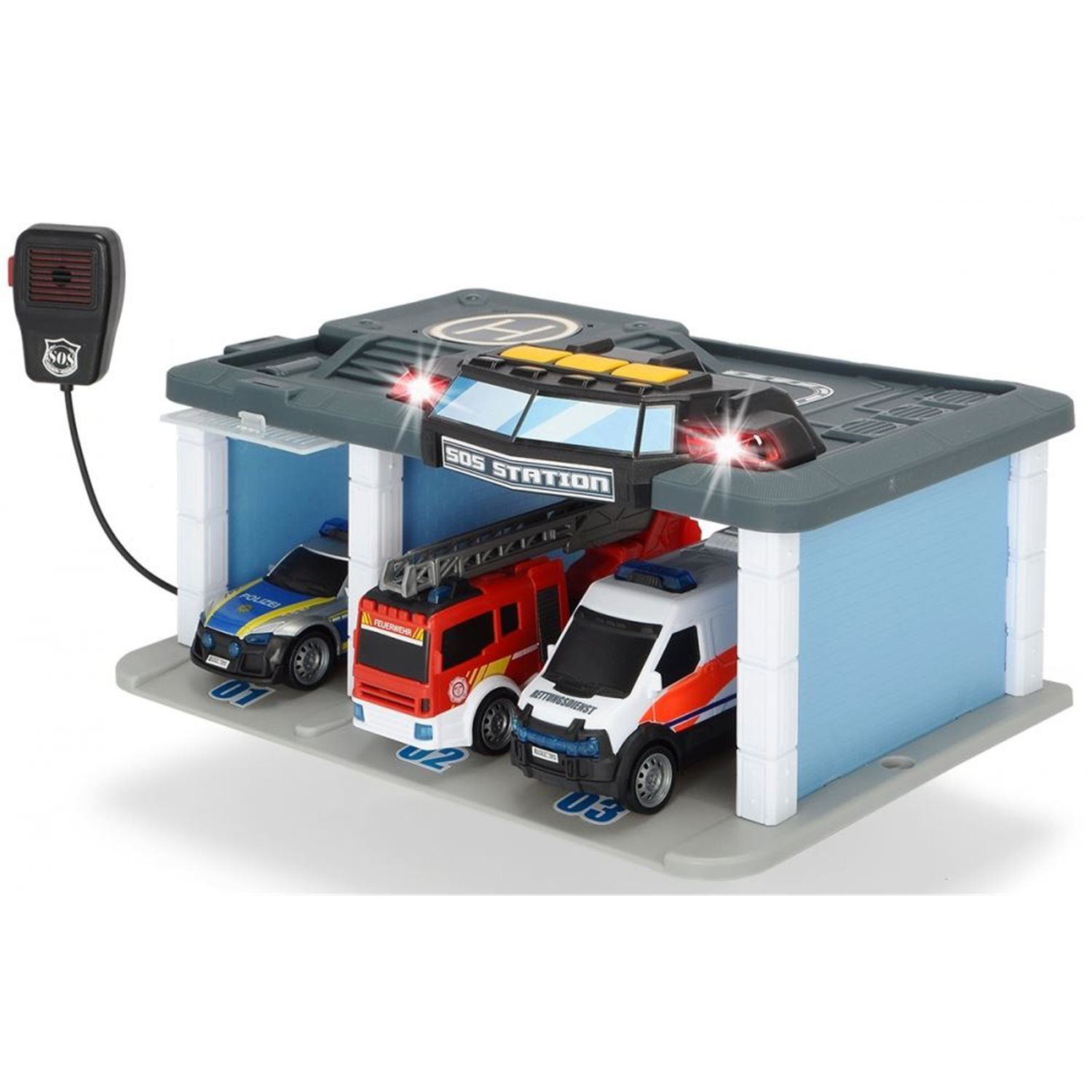 Dickie Toys Spiel-Parkgarage 203716015 Rescue Center günstig online kaufen