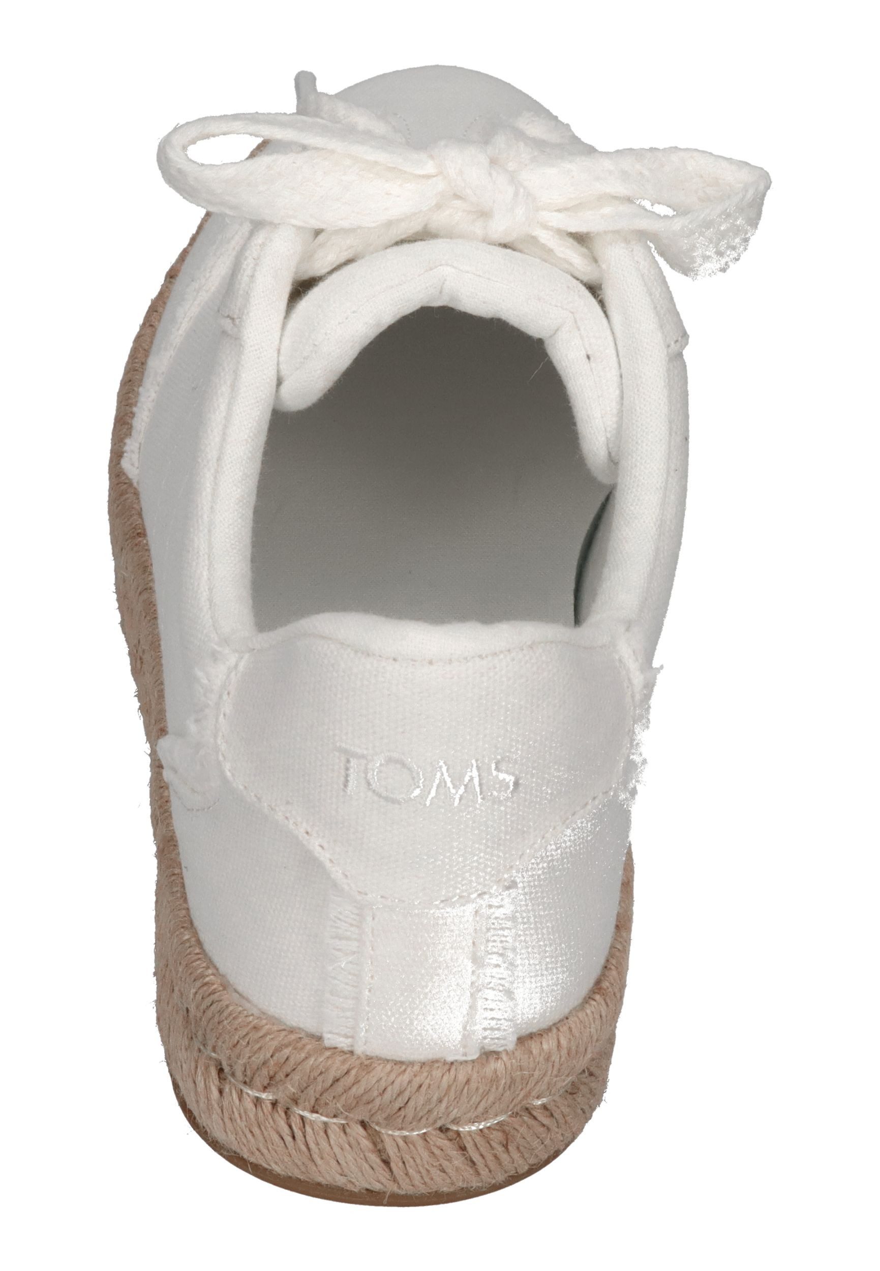 TOMS JESSE 10023114 Sneaker White Canvas Fray – Bild 5 von 5