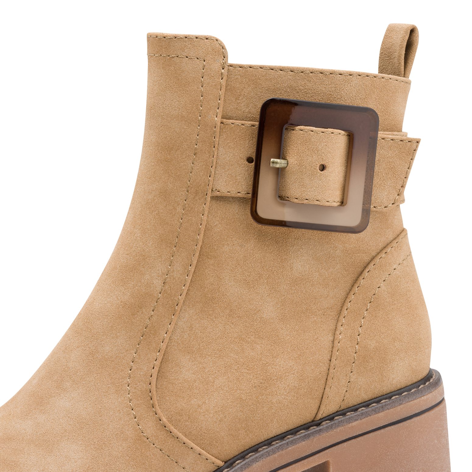 MARCO TOZZI Stiefelette Blockabstz, Herbstboots in veganer Verarbeitung