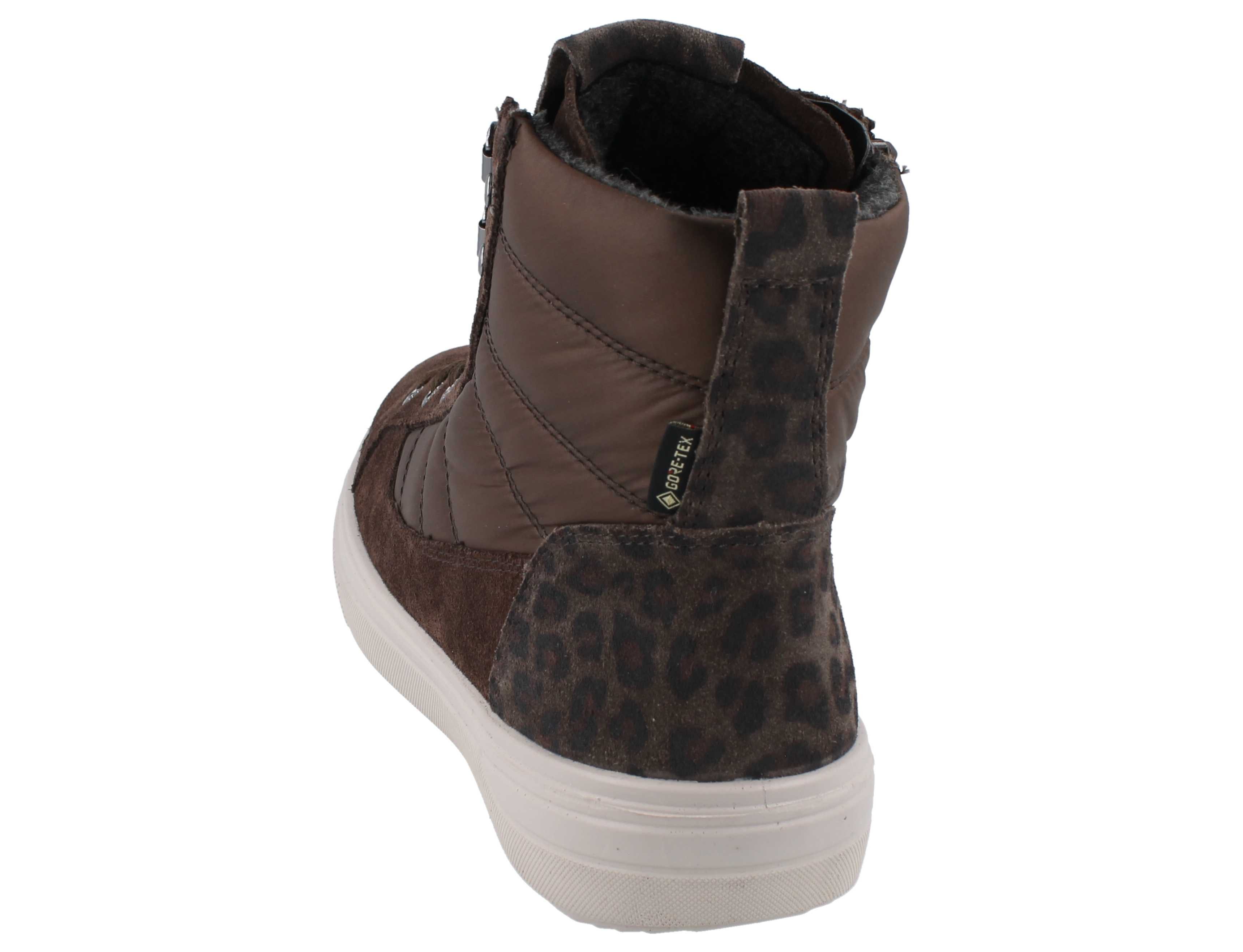 Legero LEGERO Milena Damen High Sneaker Veloursleder braun Textil Goretex - Stiefel Wasserdicht