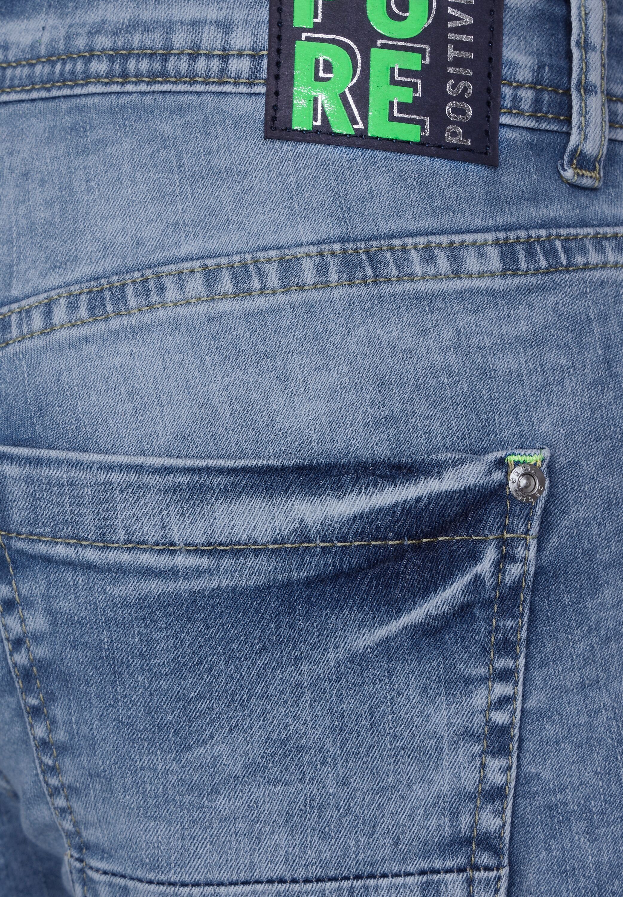 CECIL Gerade Jeans High Waist