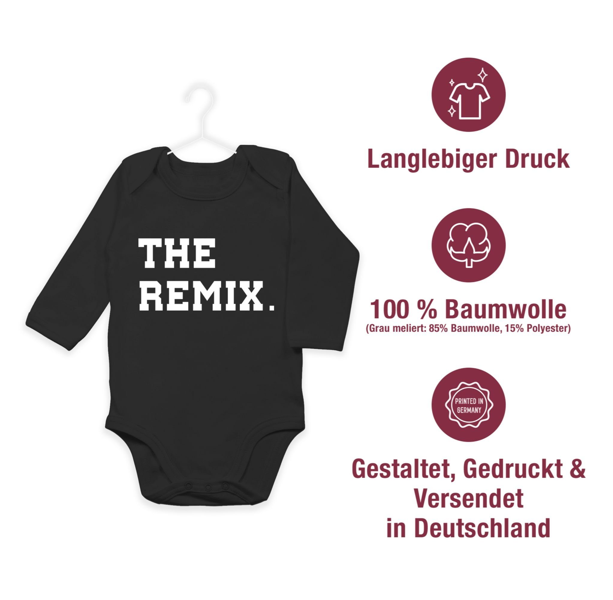 Shirtbody Schwarz Baby 1 The Kind Remix The Partner-Look Familie Original Shirtracer
