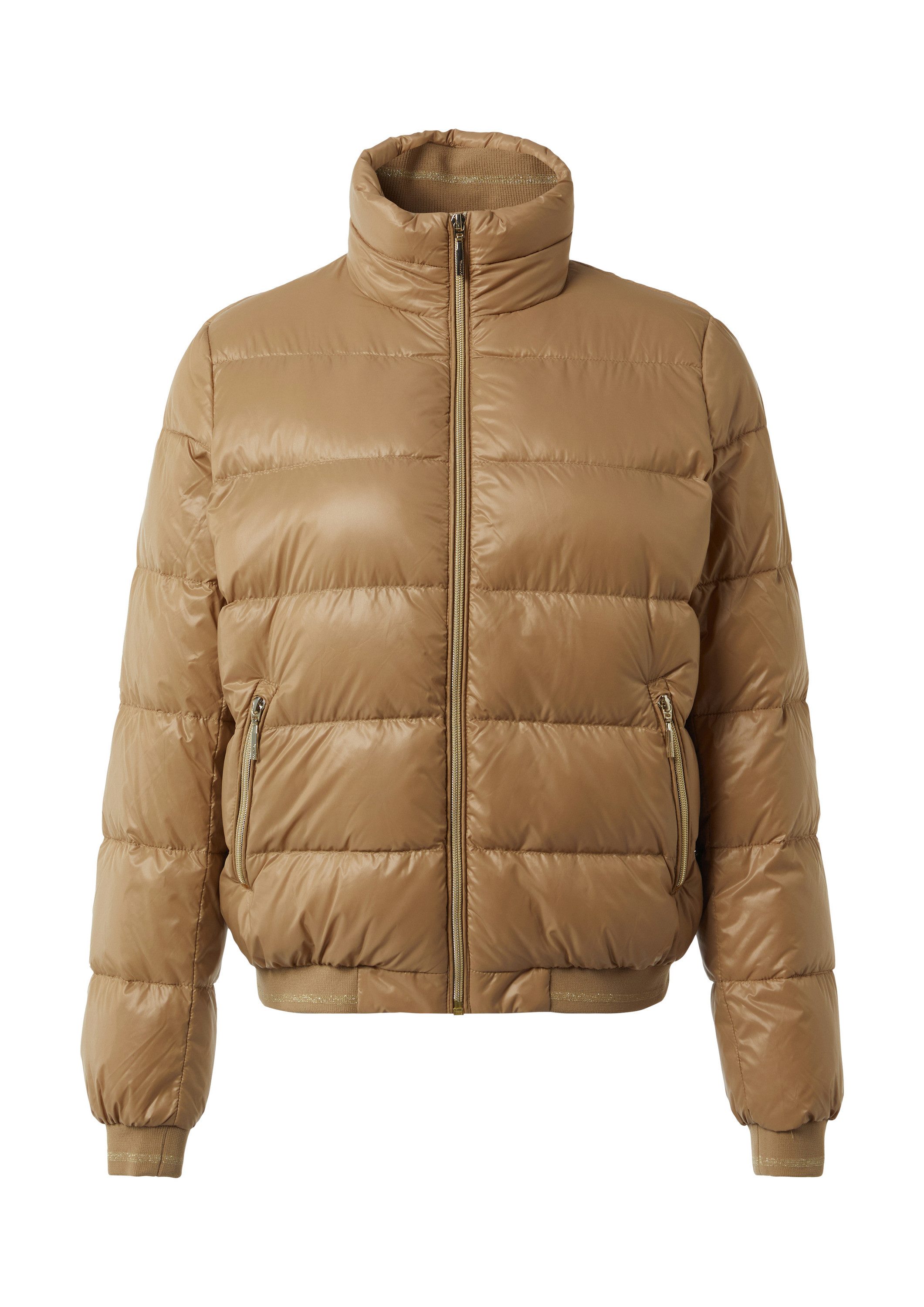 comma Funktionsjacke Outdoor-Jacke Pufferjacke mit Stehkragen und Rippbündchen