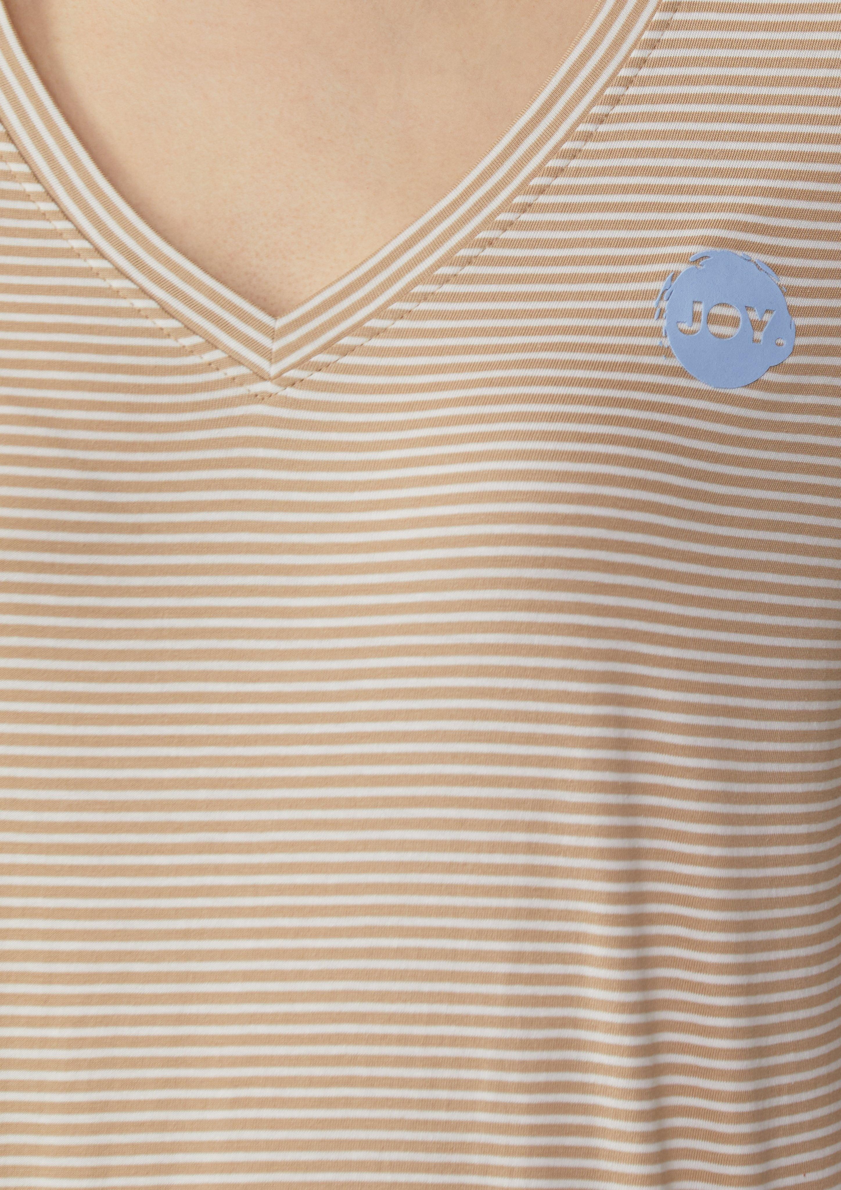 s.Oliver Shirttop T-Shirt mit V-Ausschnitt und günstig online kaufen