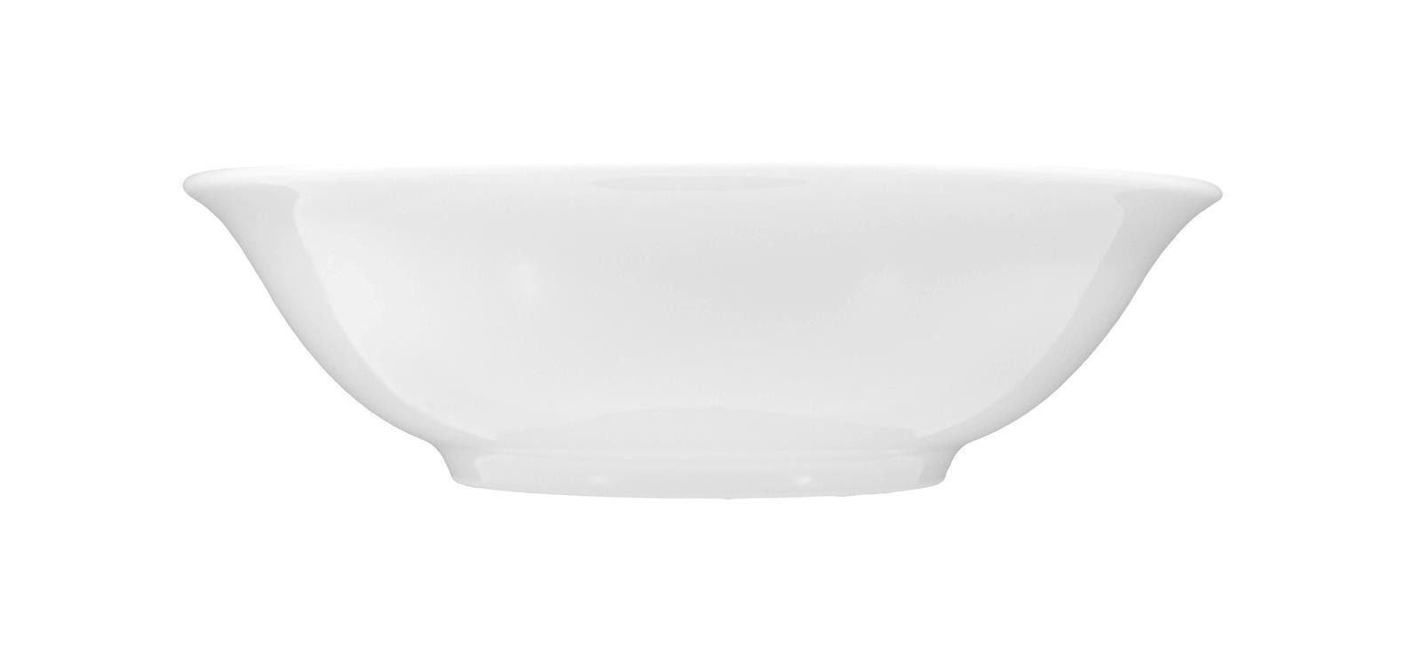 Seltmann Weiden Müslischale Seltmann Weiden Rondo/Liane weiß Dessertschale 15cm, Porzellan, (1 Dessertschale)