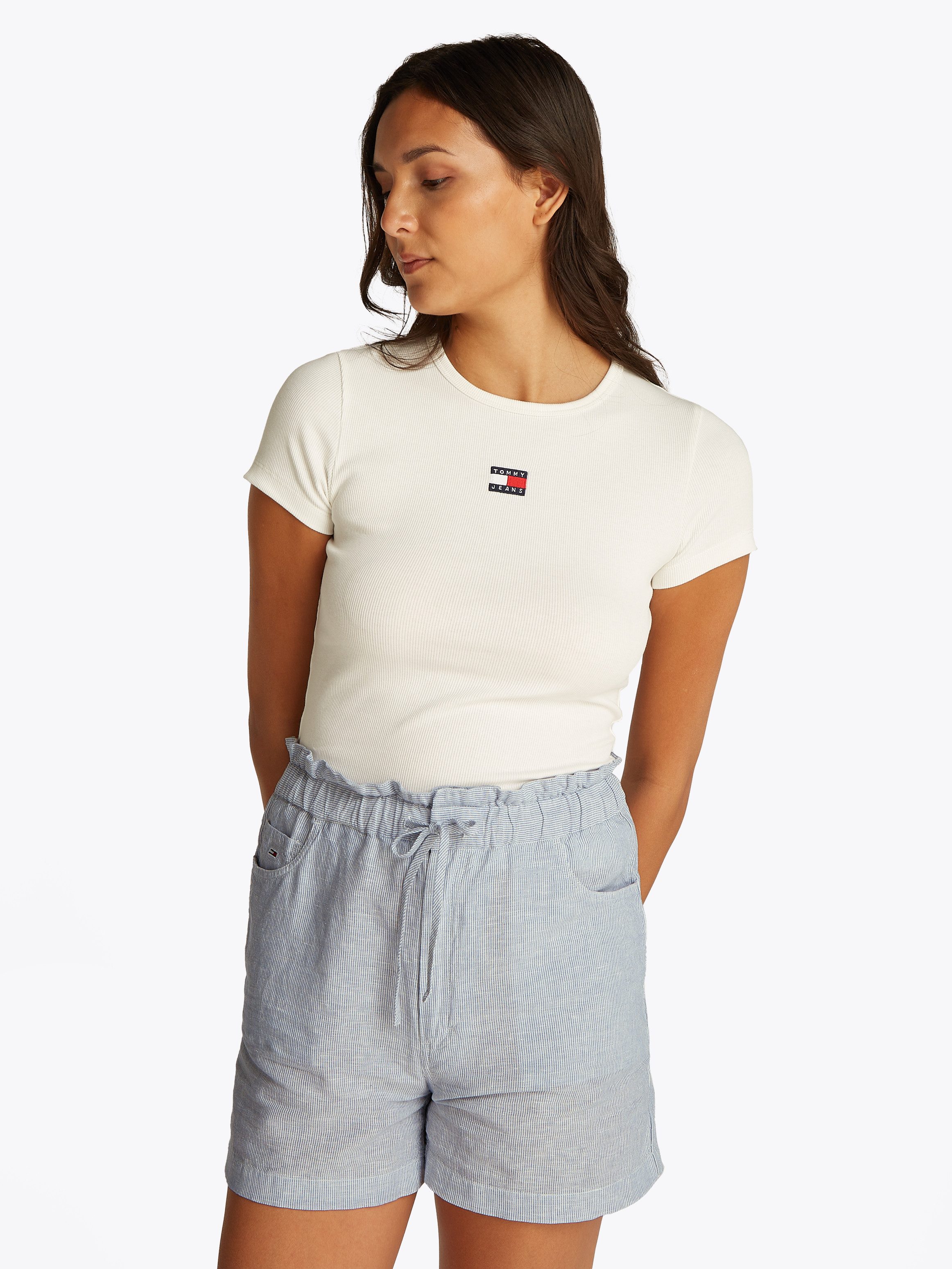 Tommy Jeans Shorts TJW COTTON LINEN günstig online kaufen