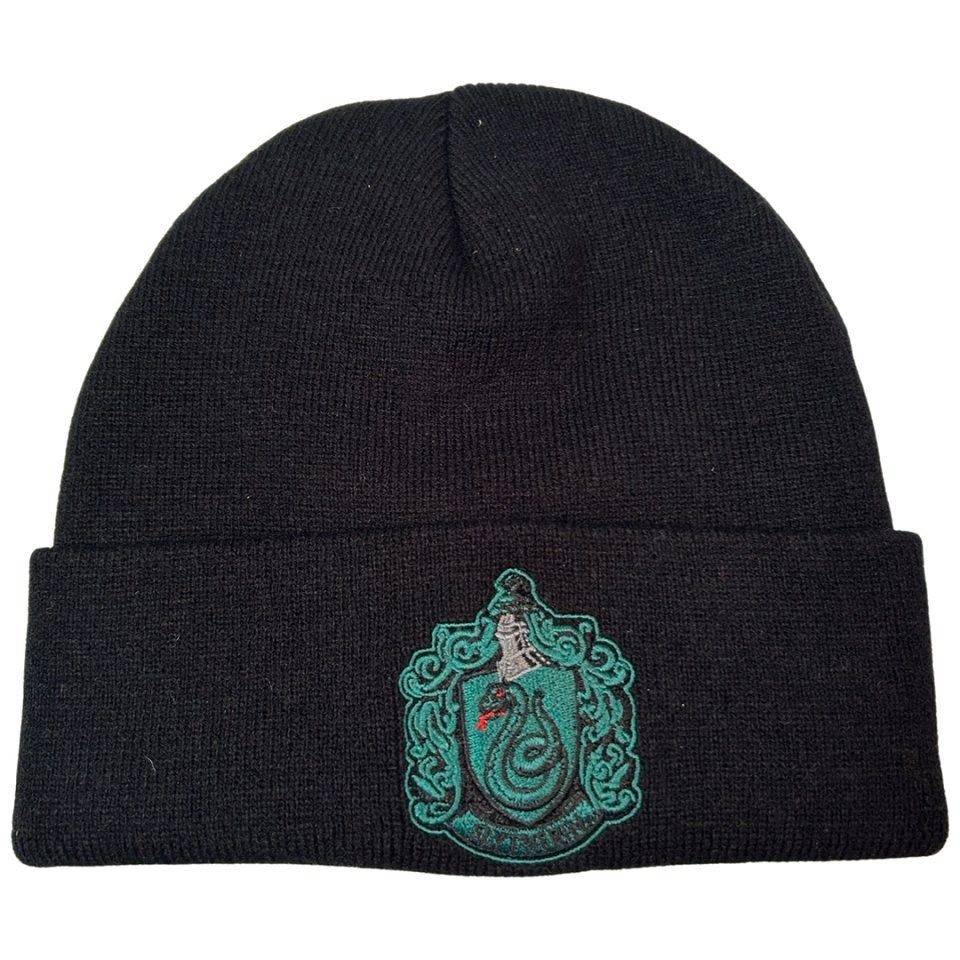 Capelli New York Strickmütze Harry Potter Beanie - Slytherin Logo | Strickmützen